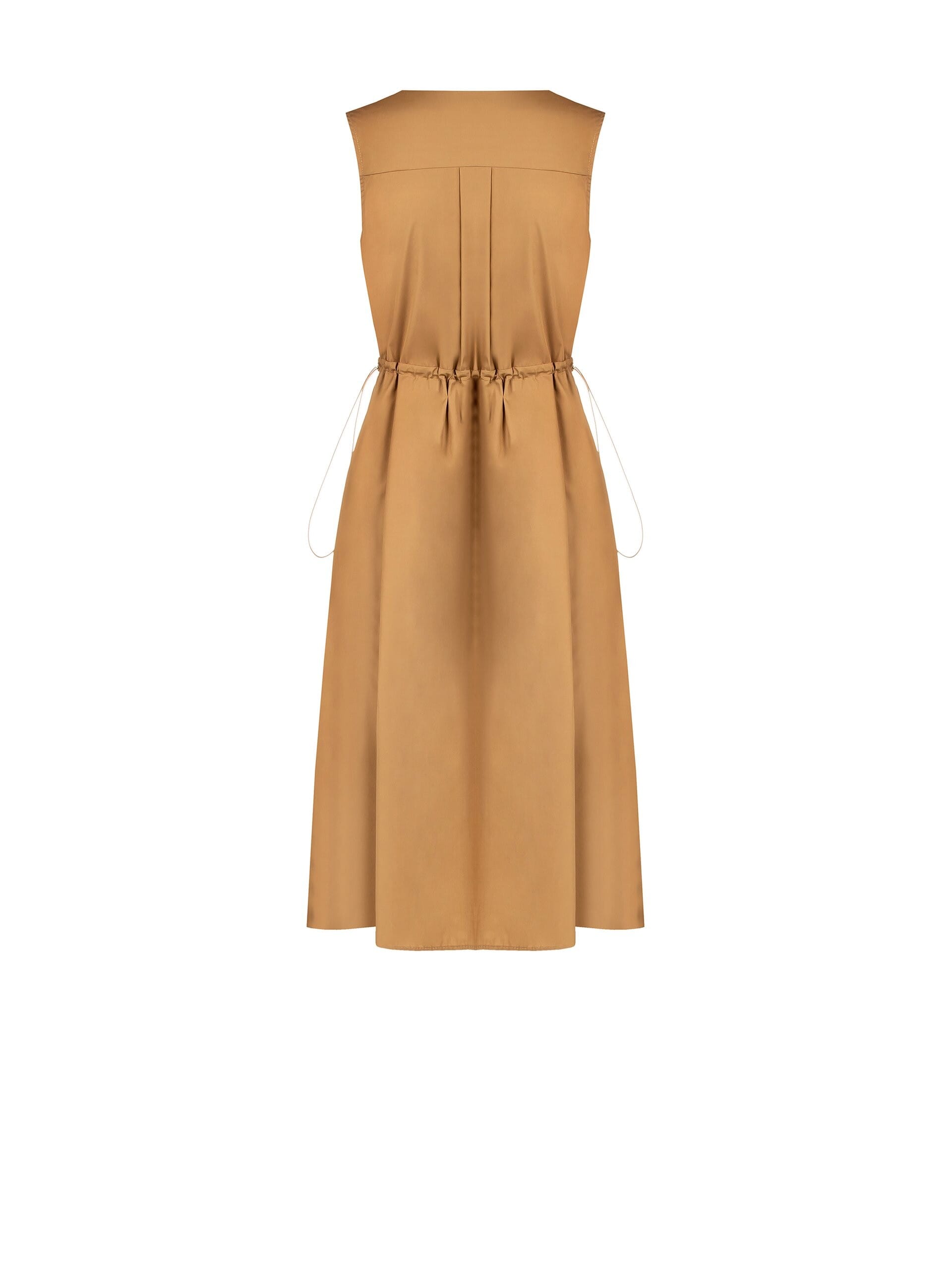 Robe tourbillon à encolure en V croisée et taille à cordon de serrage Rinascimento