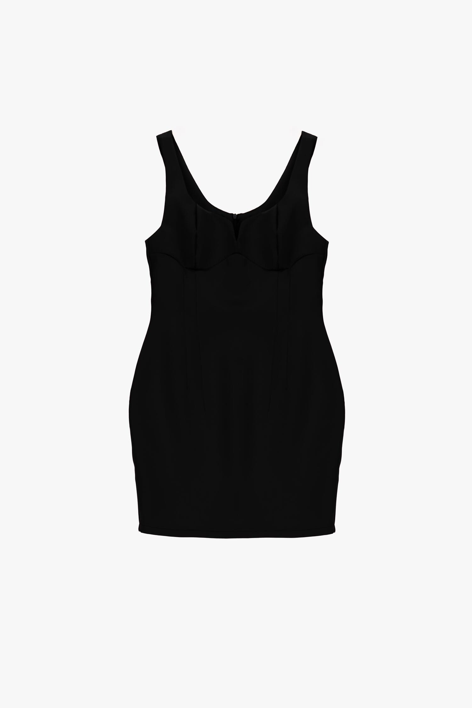 Short Dress With Wide Straps And Shaped Cups Dixie