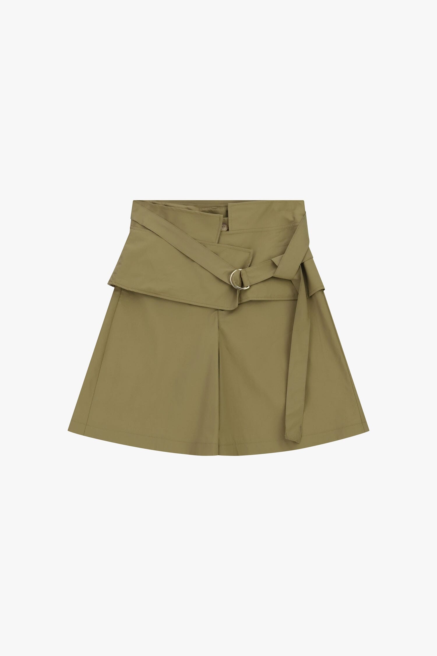 Shorts With Wide Belt And D-Ring Detail Dixie