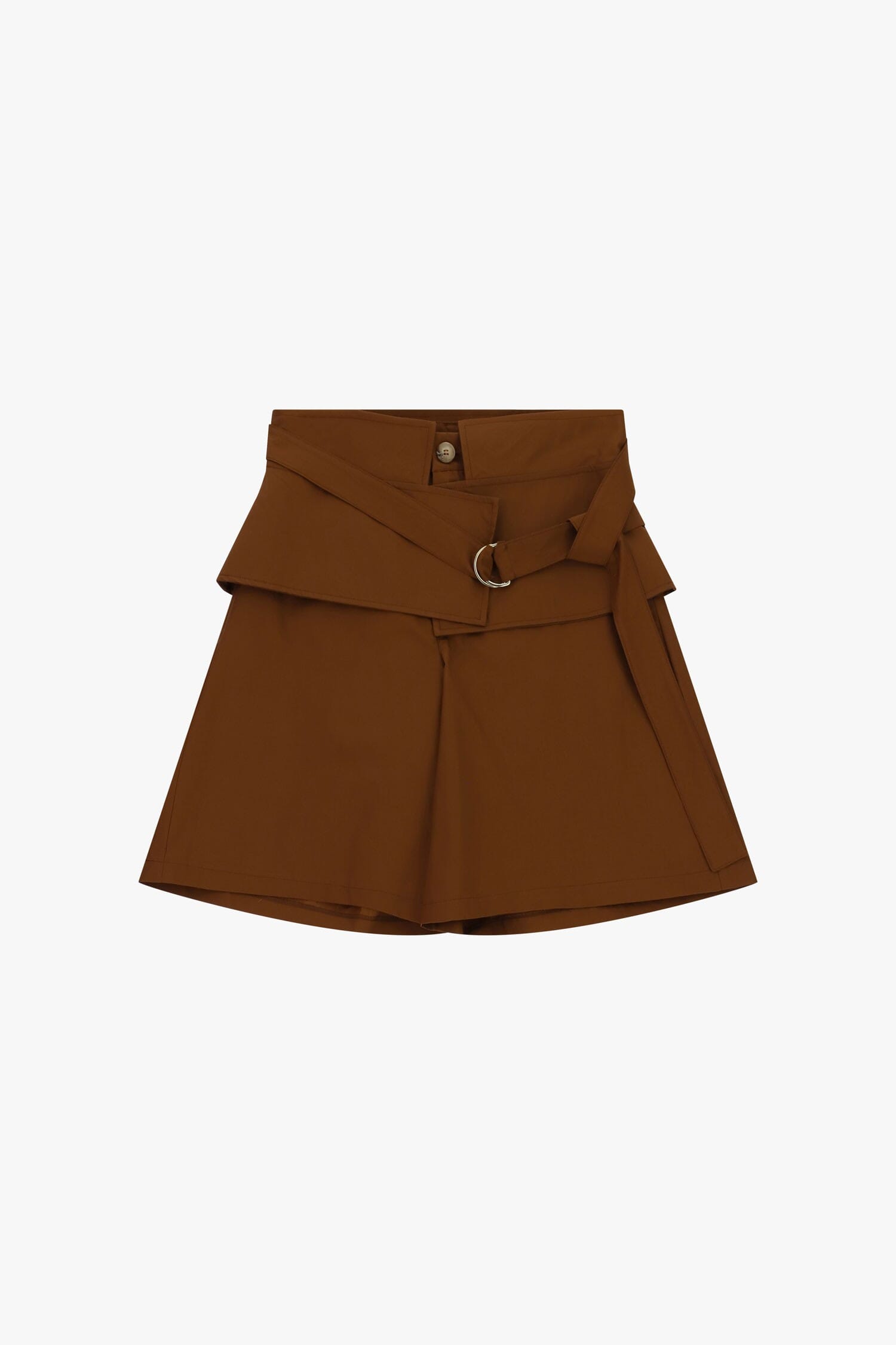 Shorts With Wide Belt And D-Ring Detail Dixie
