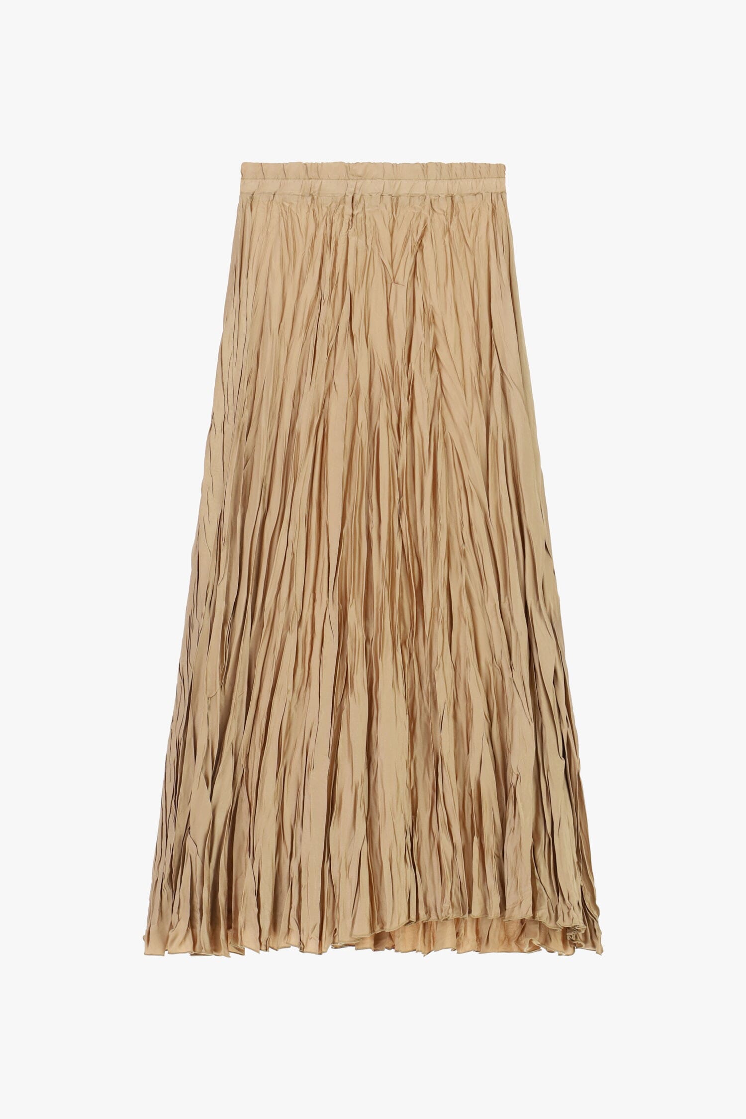 Gonna Plissettata Midi Con Elastico In Vita Dixie