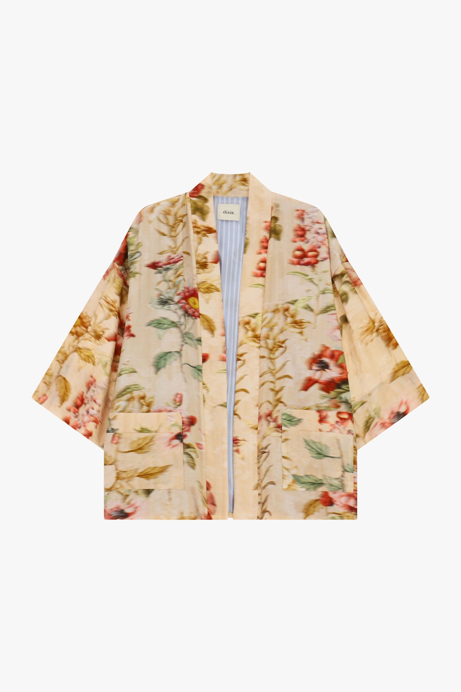 Floral Fantasy Duster Coat Dixie Wide Sleeve