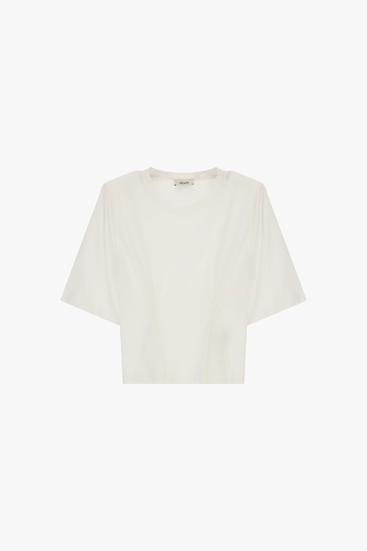 T-Shirt With Wide Sleeves And Front Pleats Dixie