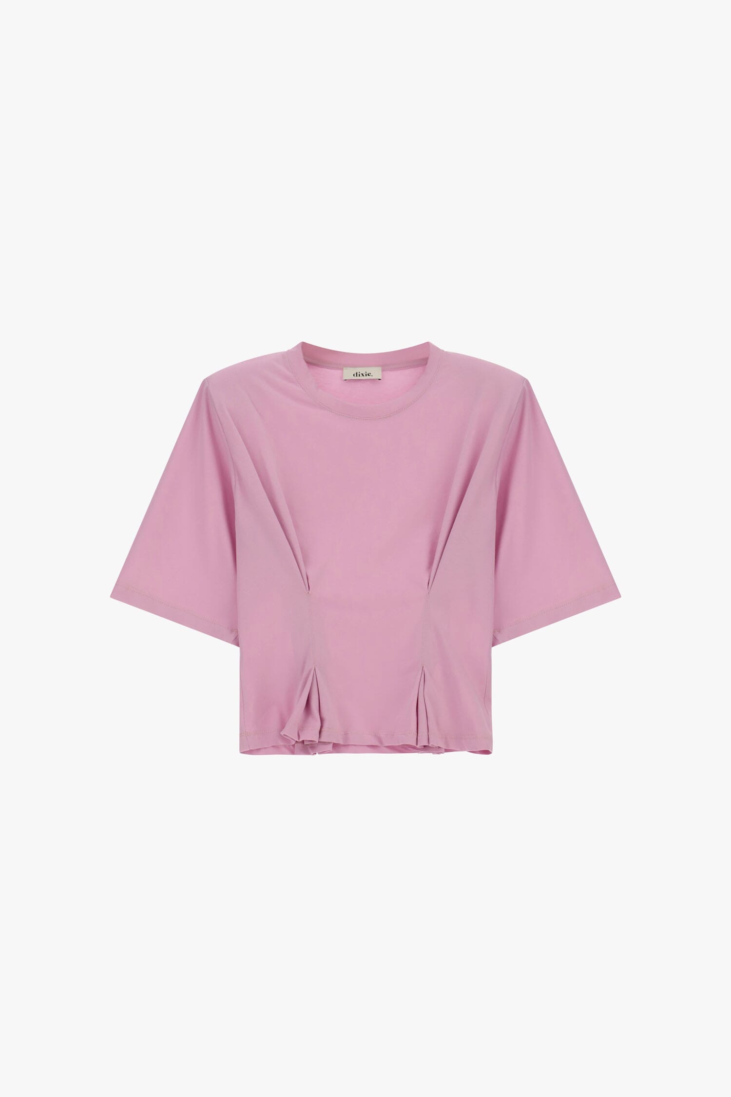 T-Shirt With Wide Sleeves And Front Pleats Dixie