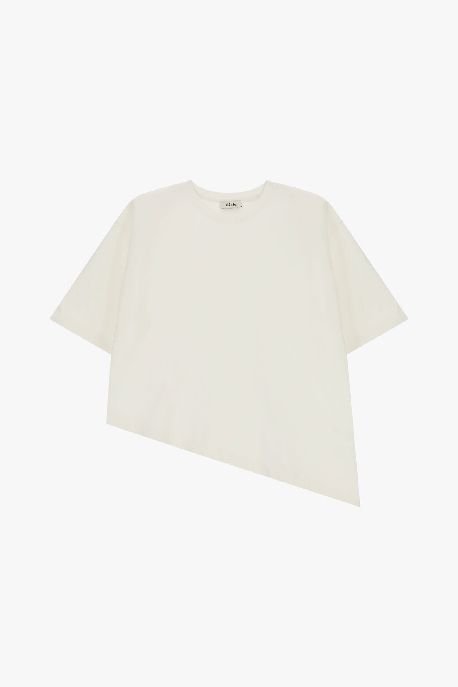 Short-sleeved T-Shirt With Asymmetrical Hem Dixie