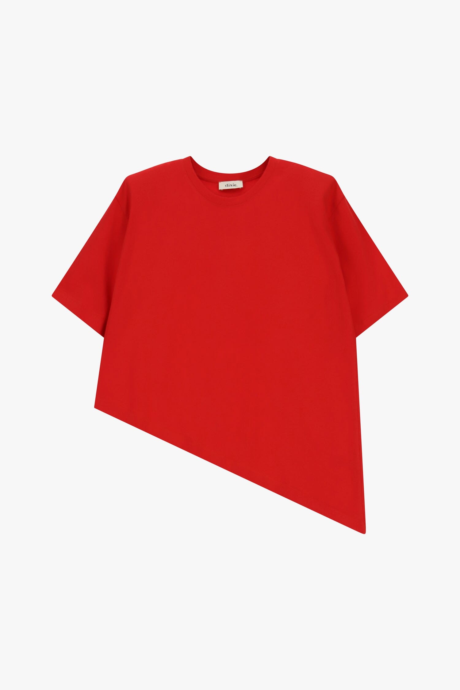 Short-sleeved T-Shirt With Asymmetrical Hem Dixie