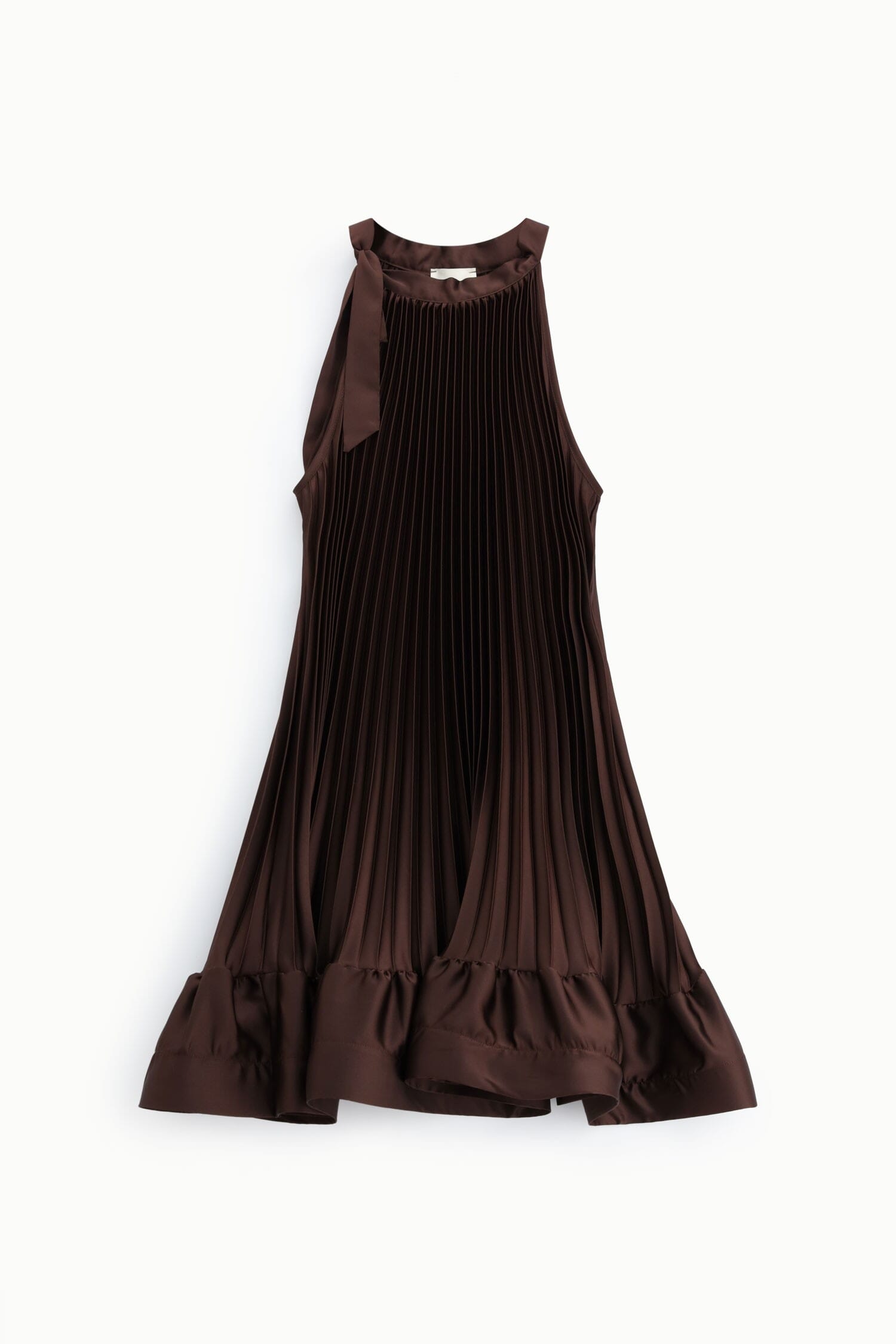 Short Pleated Dress With Bow Detail Dixie