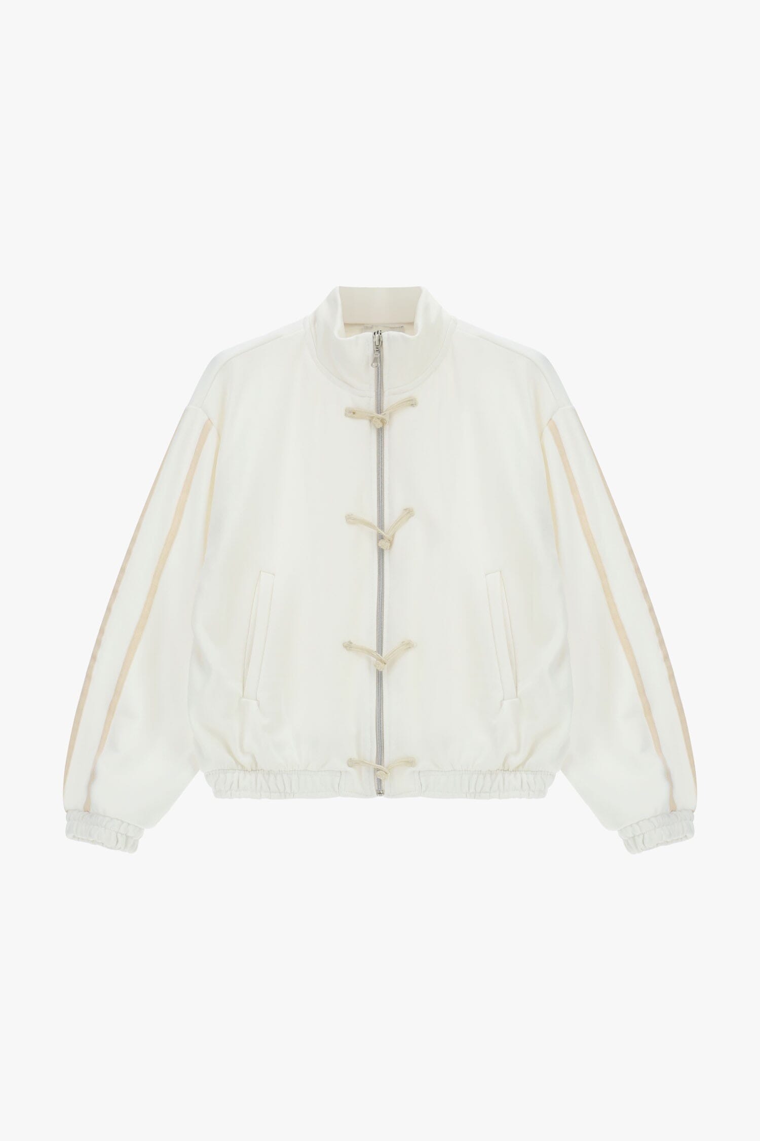 Sweatshirt avec fermeture éclair sur le devant et lacets décoratifs Dixie