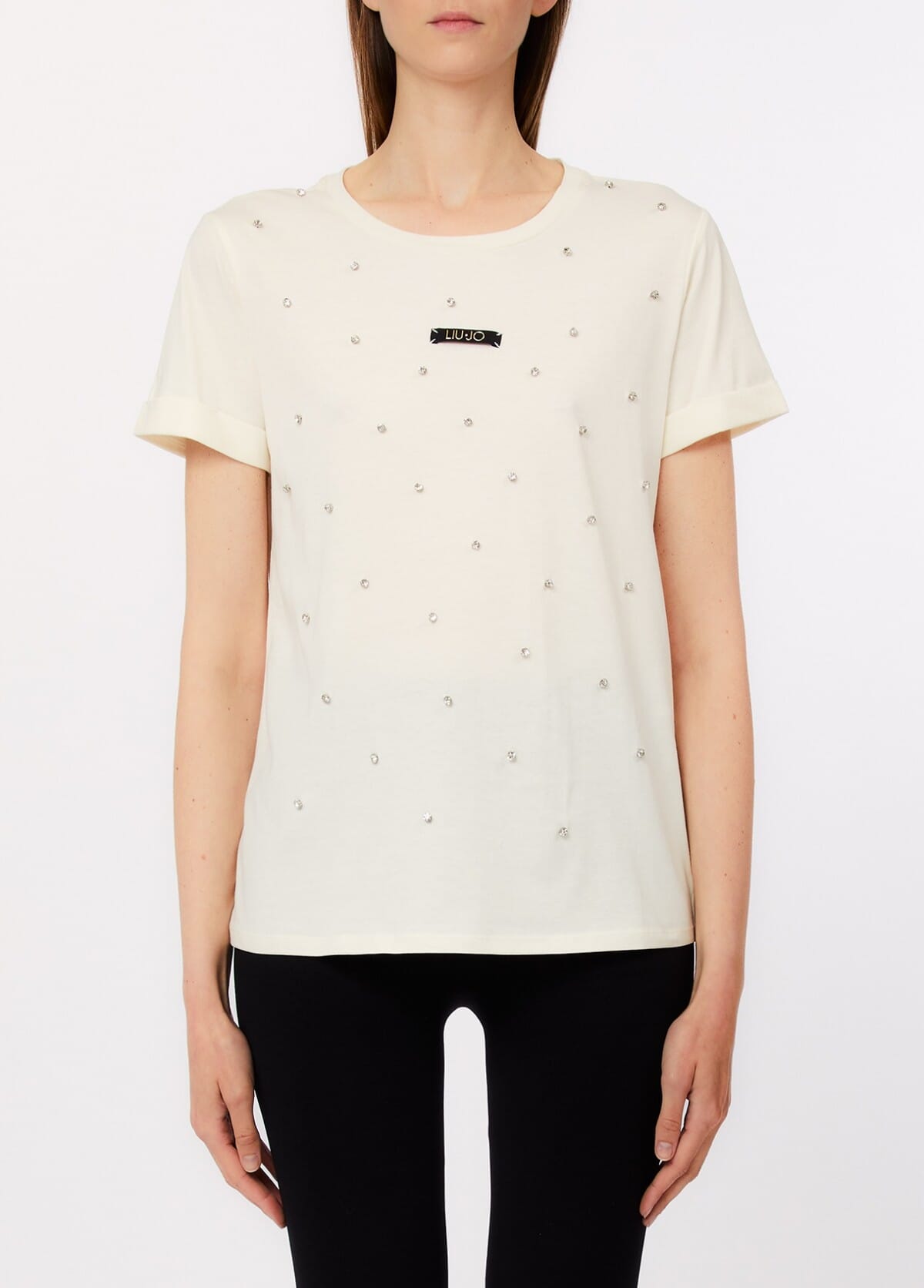 Liu Jo T-Shirt With Rhinestones