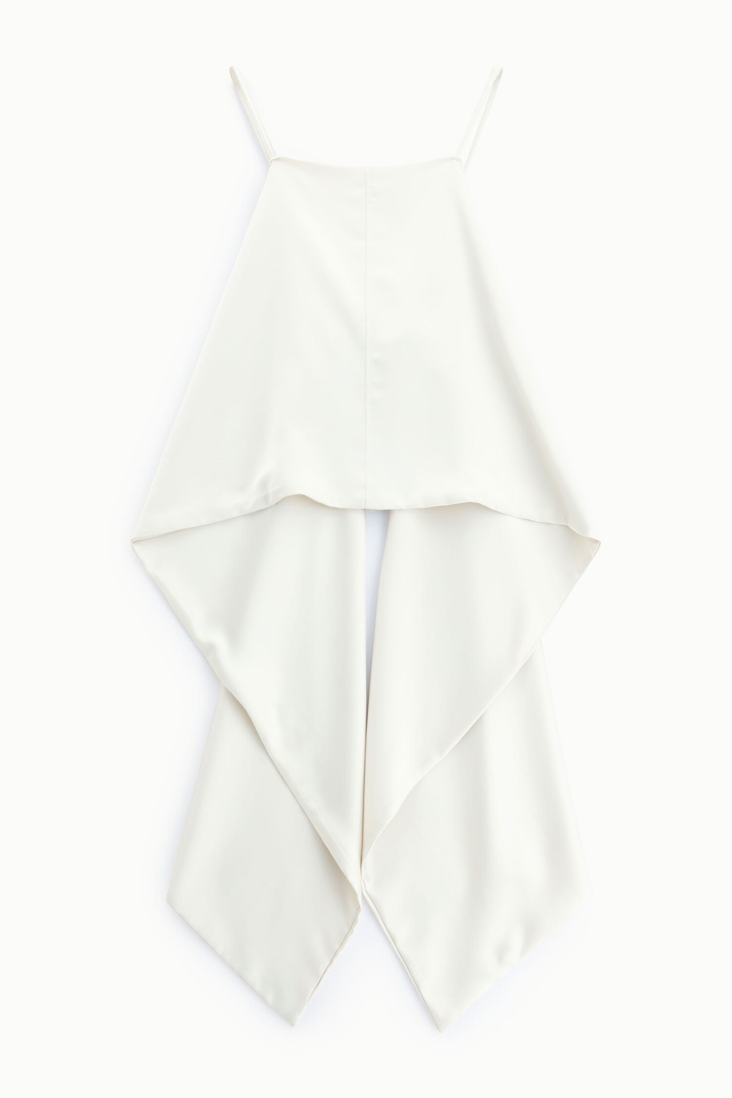 Top With Thin Straps And Asymmetrical Drape Dixie