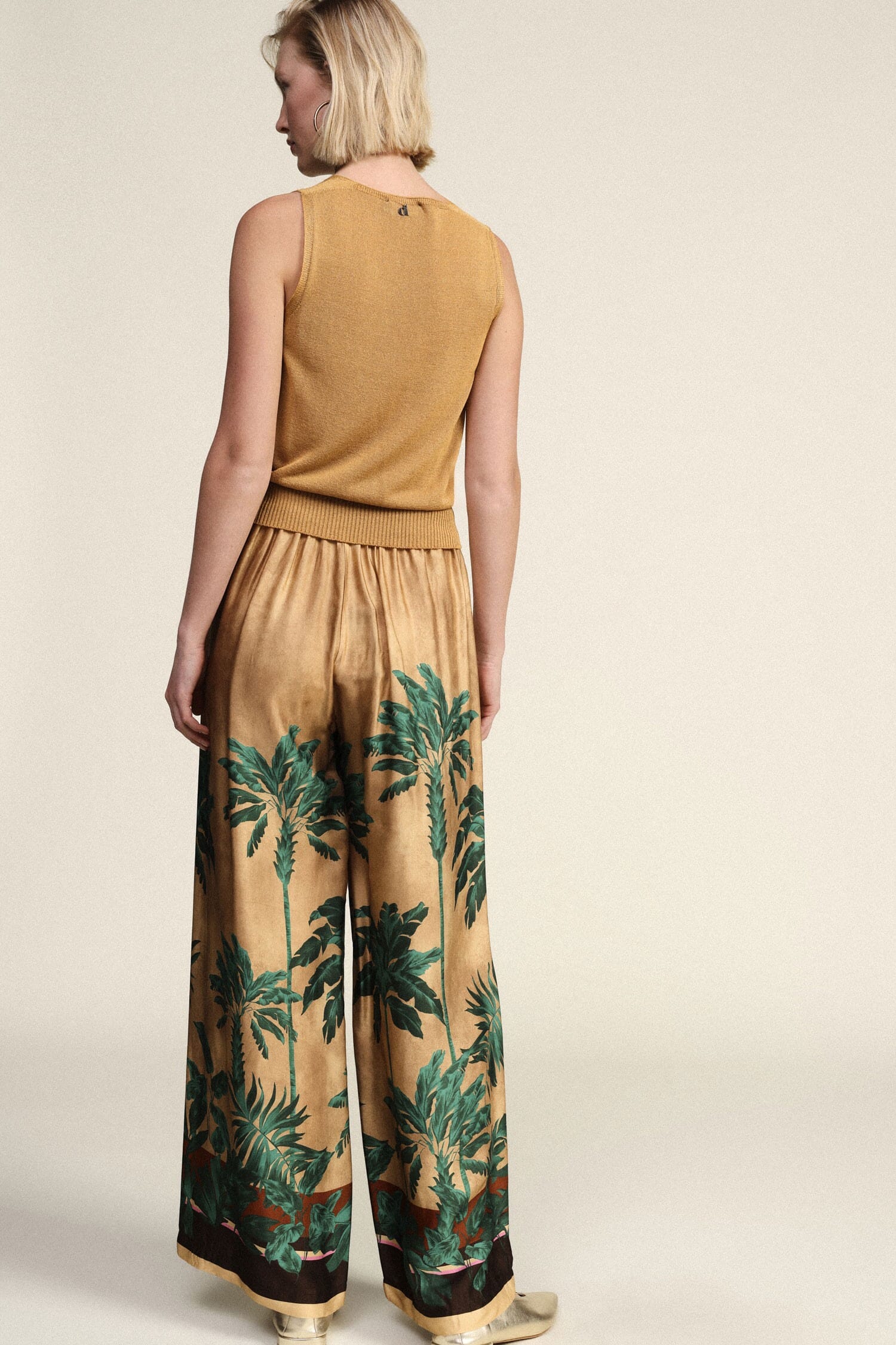 Dixie Tropical Print Palace Trousers
