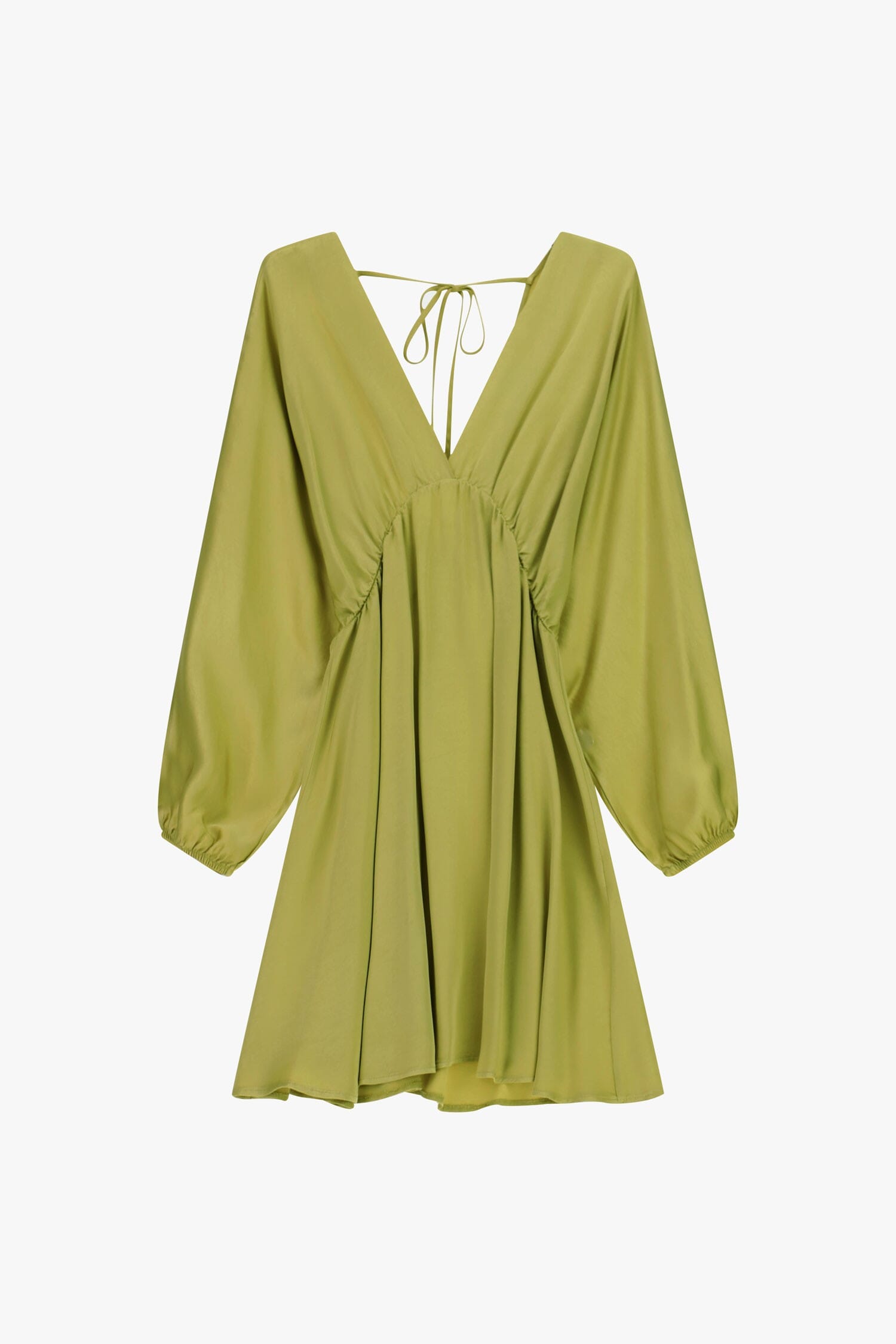 Robe courte à manches longues et encolure profonde Dixie