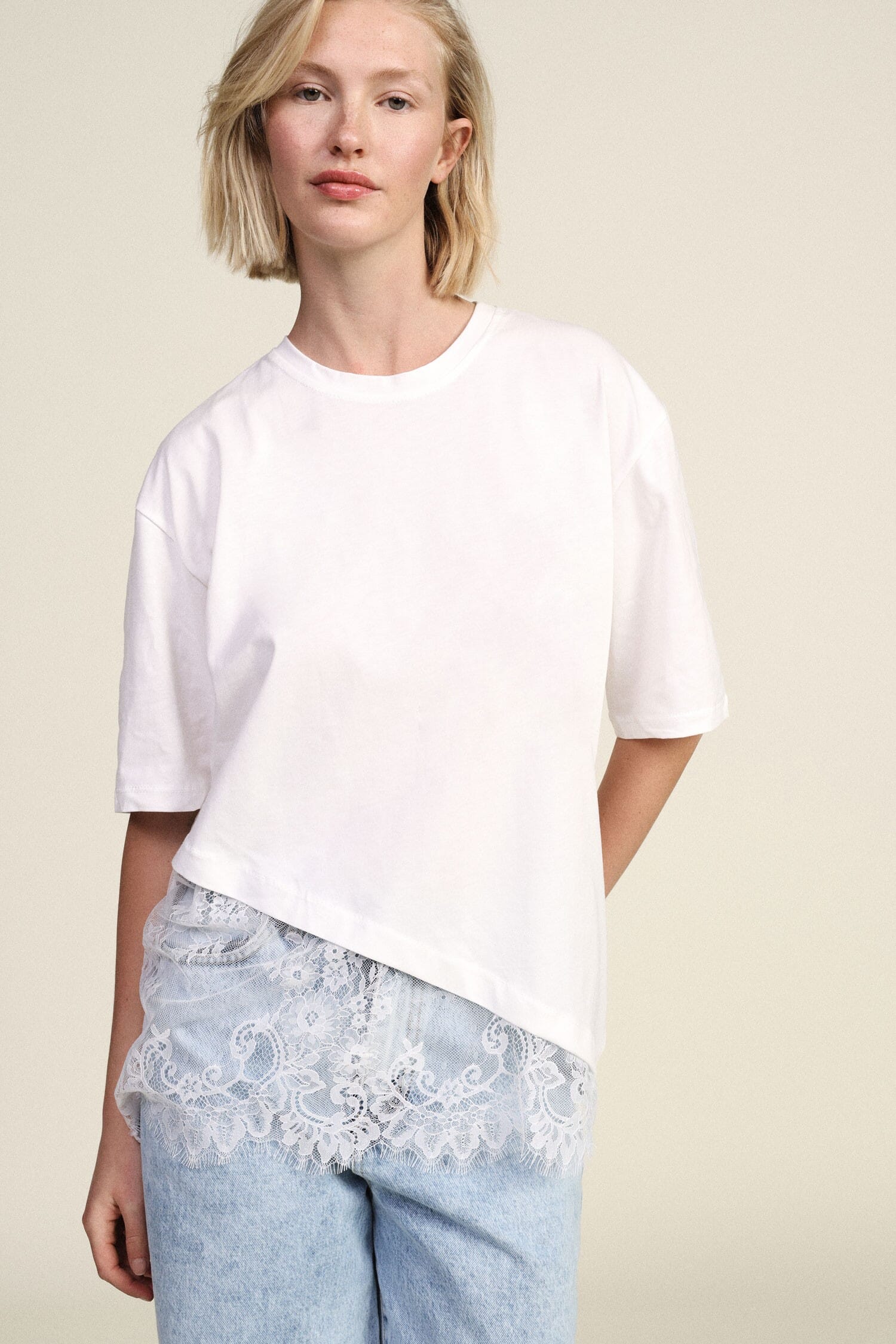 Dixie Short-Sleeved T-Shirt With Asymmetrical Details