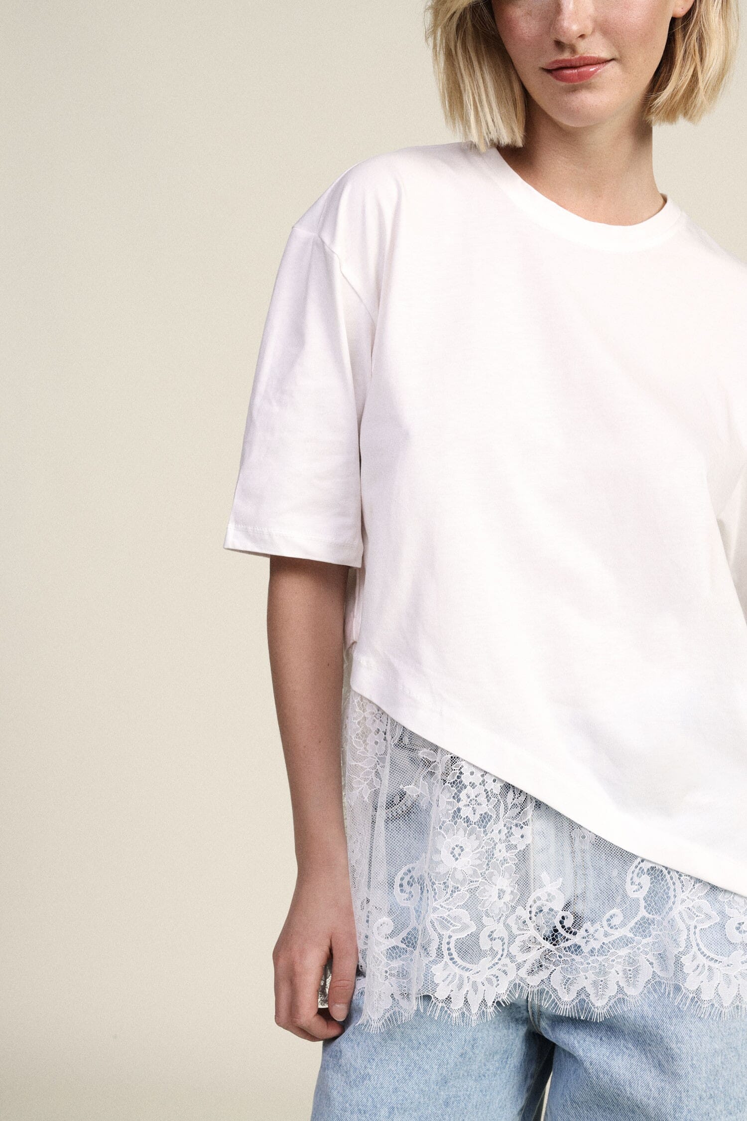 Dixie Short-Sleeved T-Shirt With Asymmetrical Details