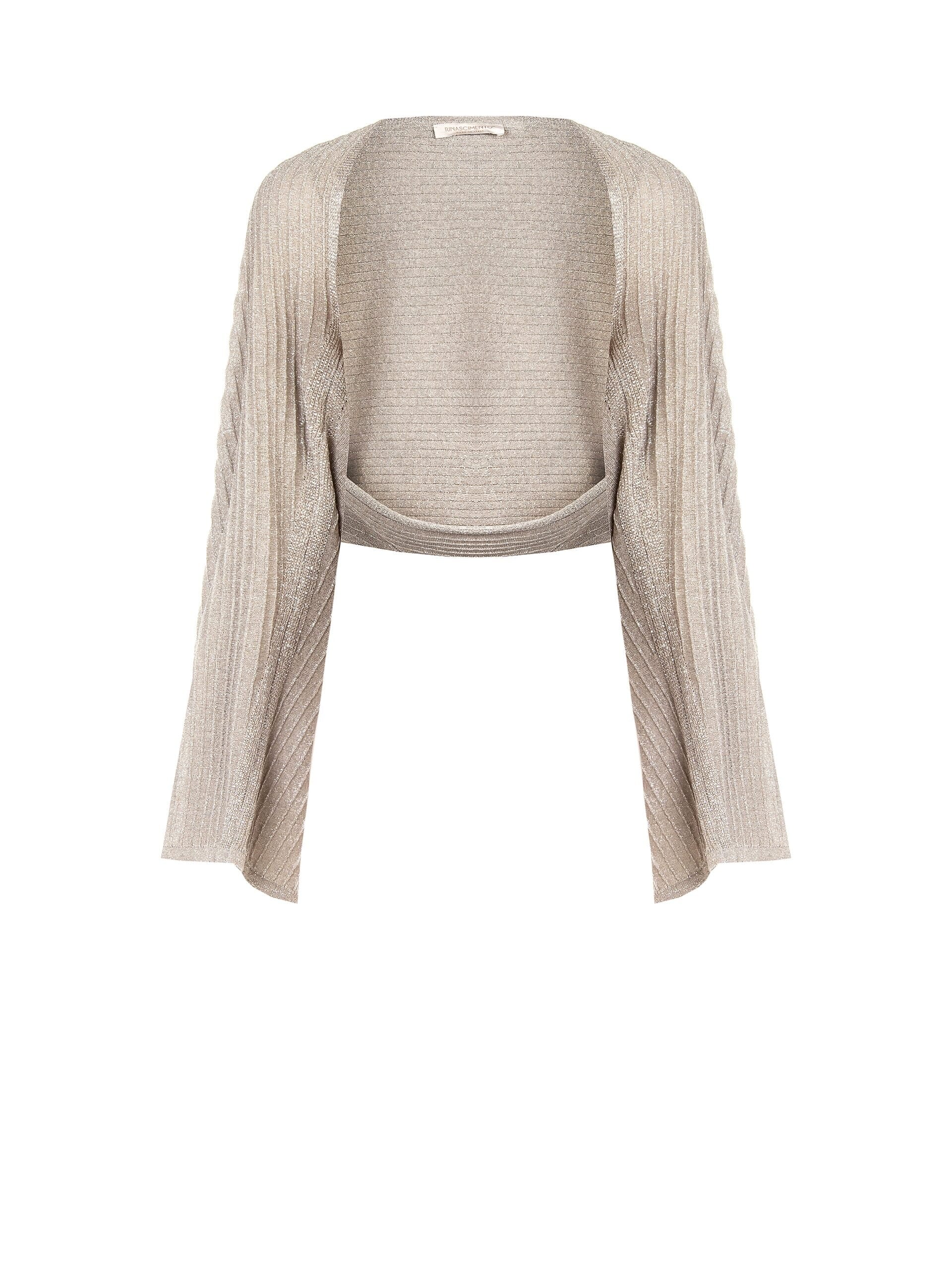 Rinascimento Large écharpe en tricot tressé avec fil de Lurex