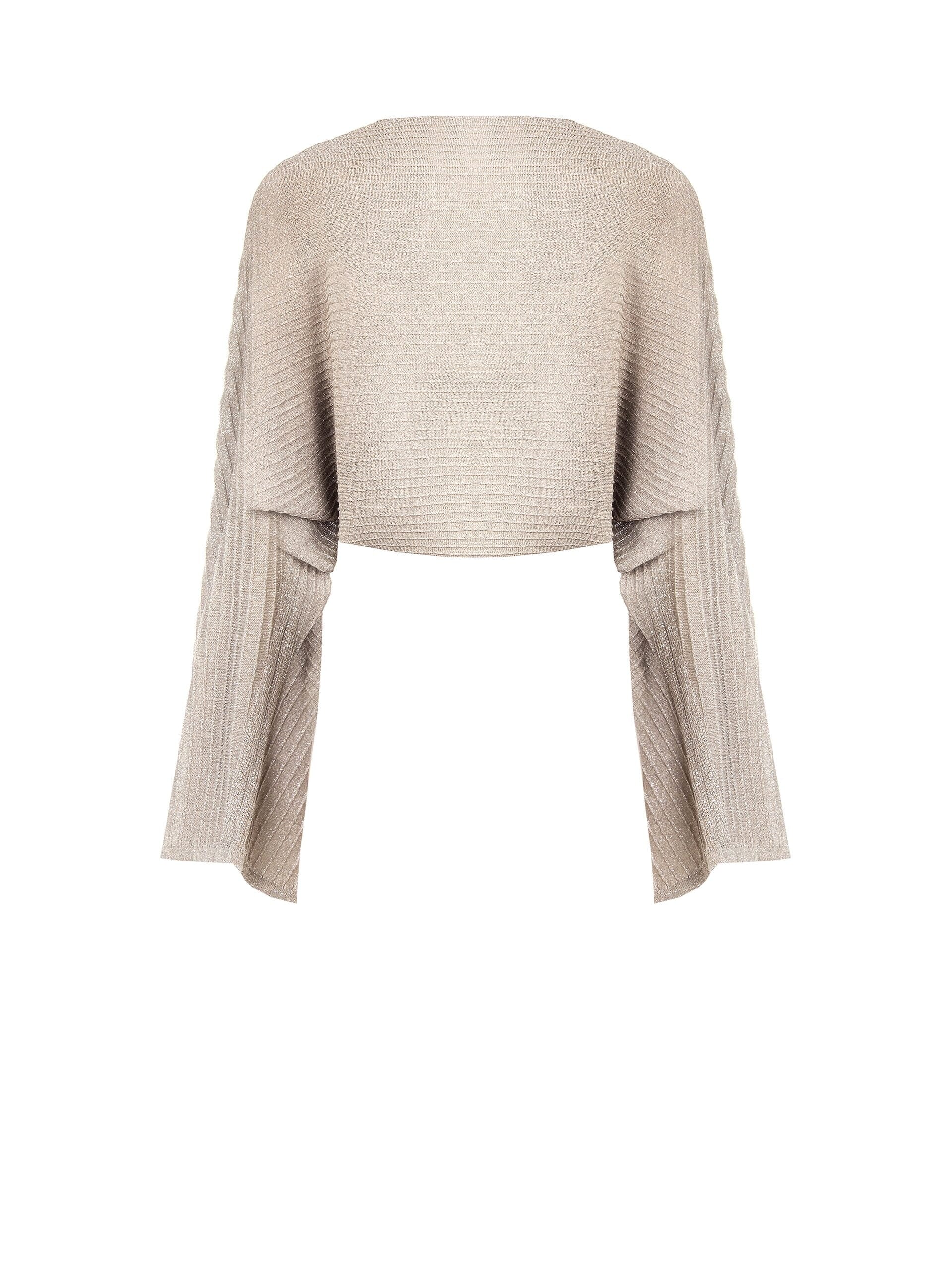 Rinascimento Large écharpe en tricot tressé avec fil de Lurex