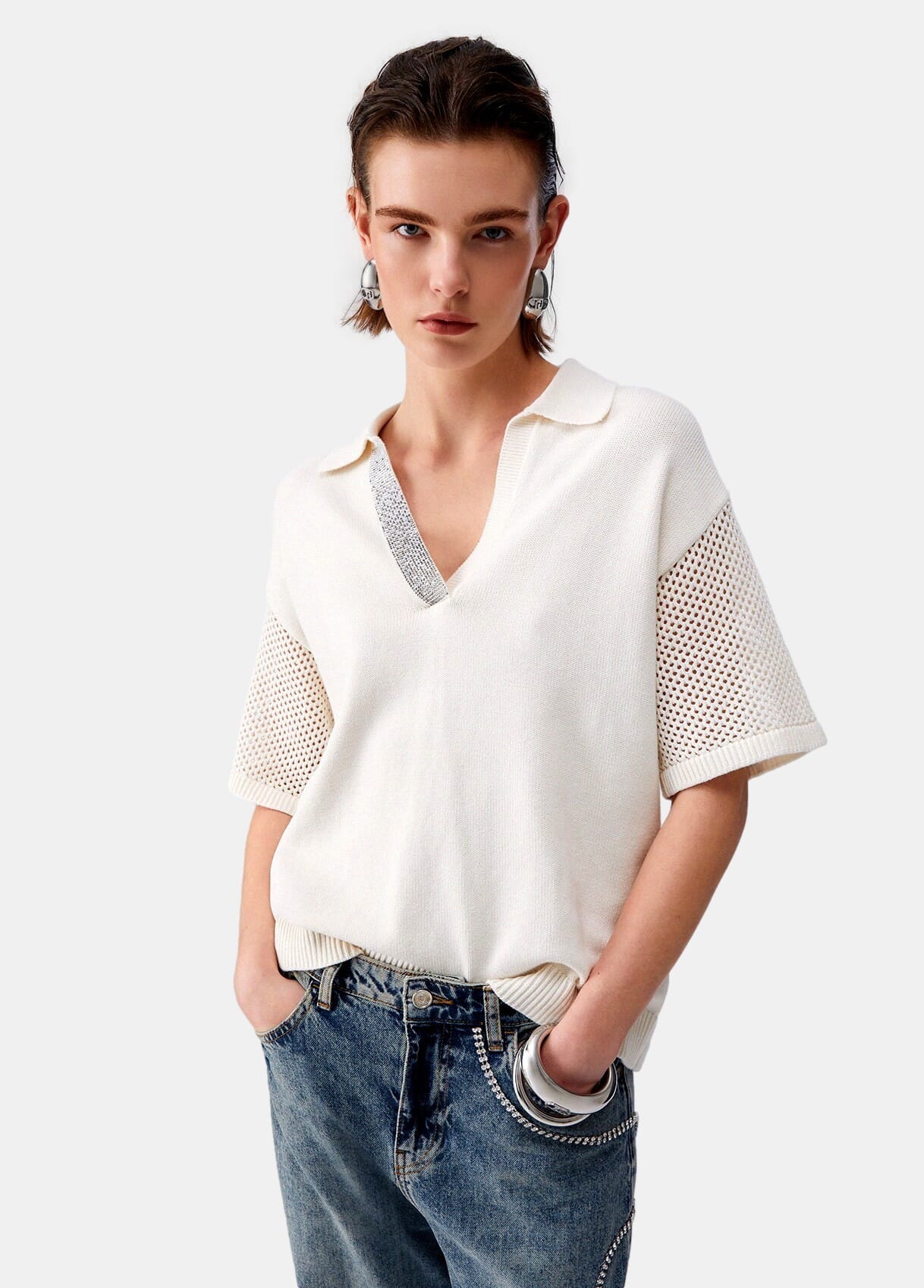 Liu Jo T-Shirt With Perforated Details