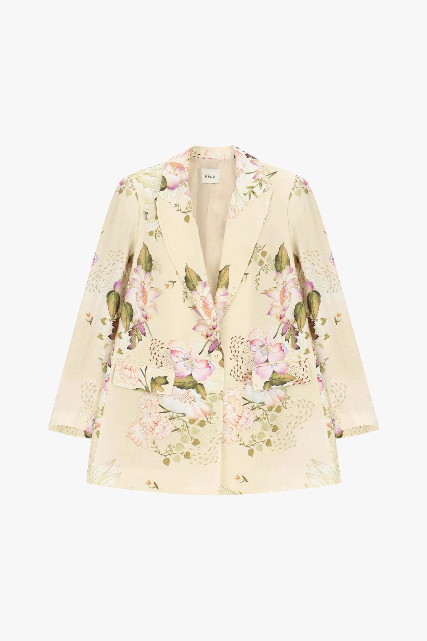 Blazer fantaisie floral avec poches avant Dixie