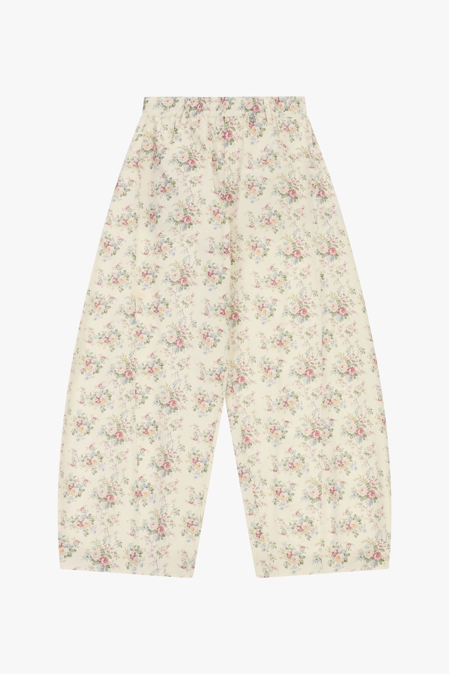 Floral Print Wide Leg Palace Trousers Dixie