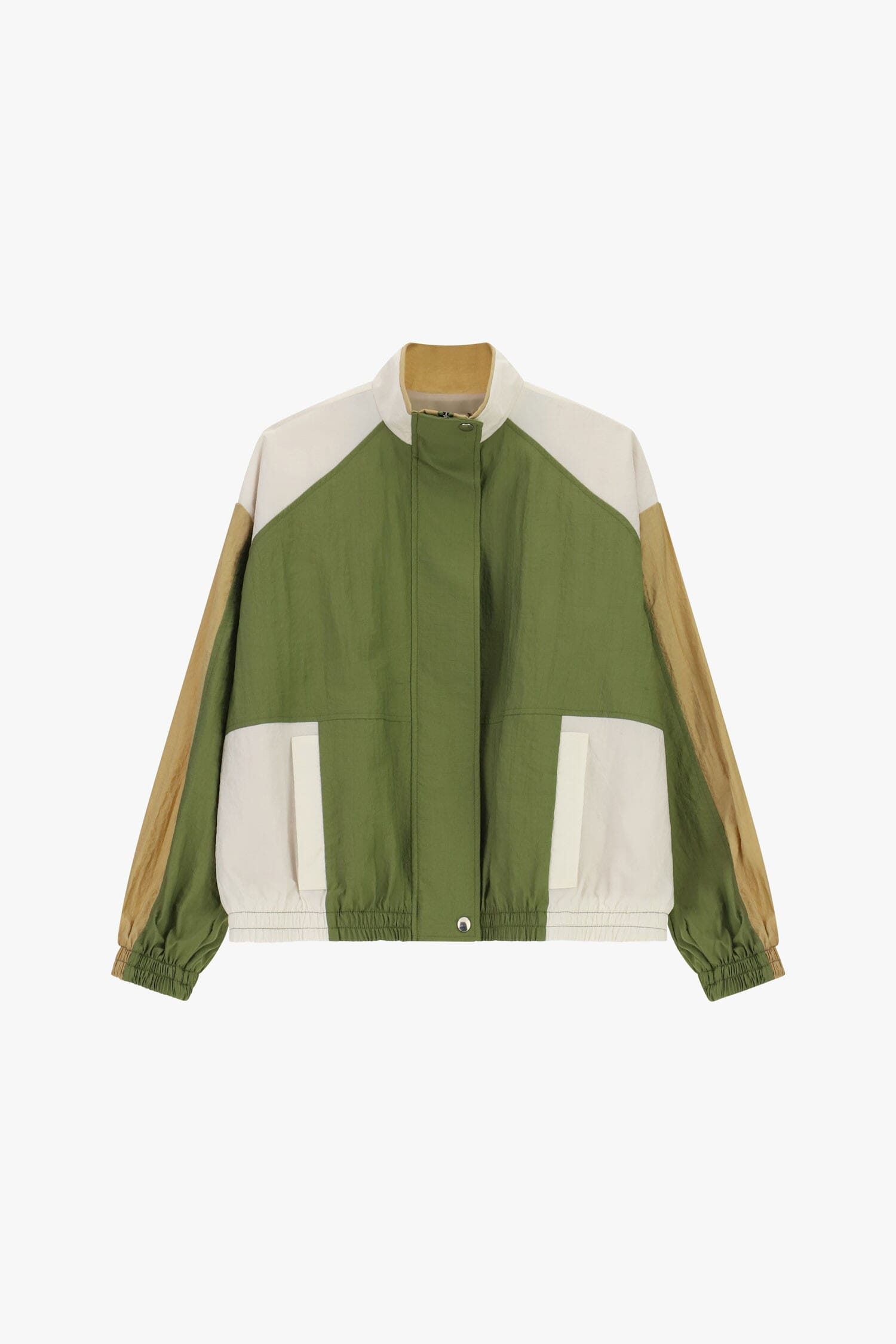 Blouson bombardier avec panneaux contrastés et poignets élastiques Dixie