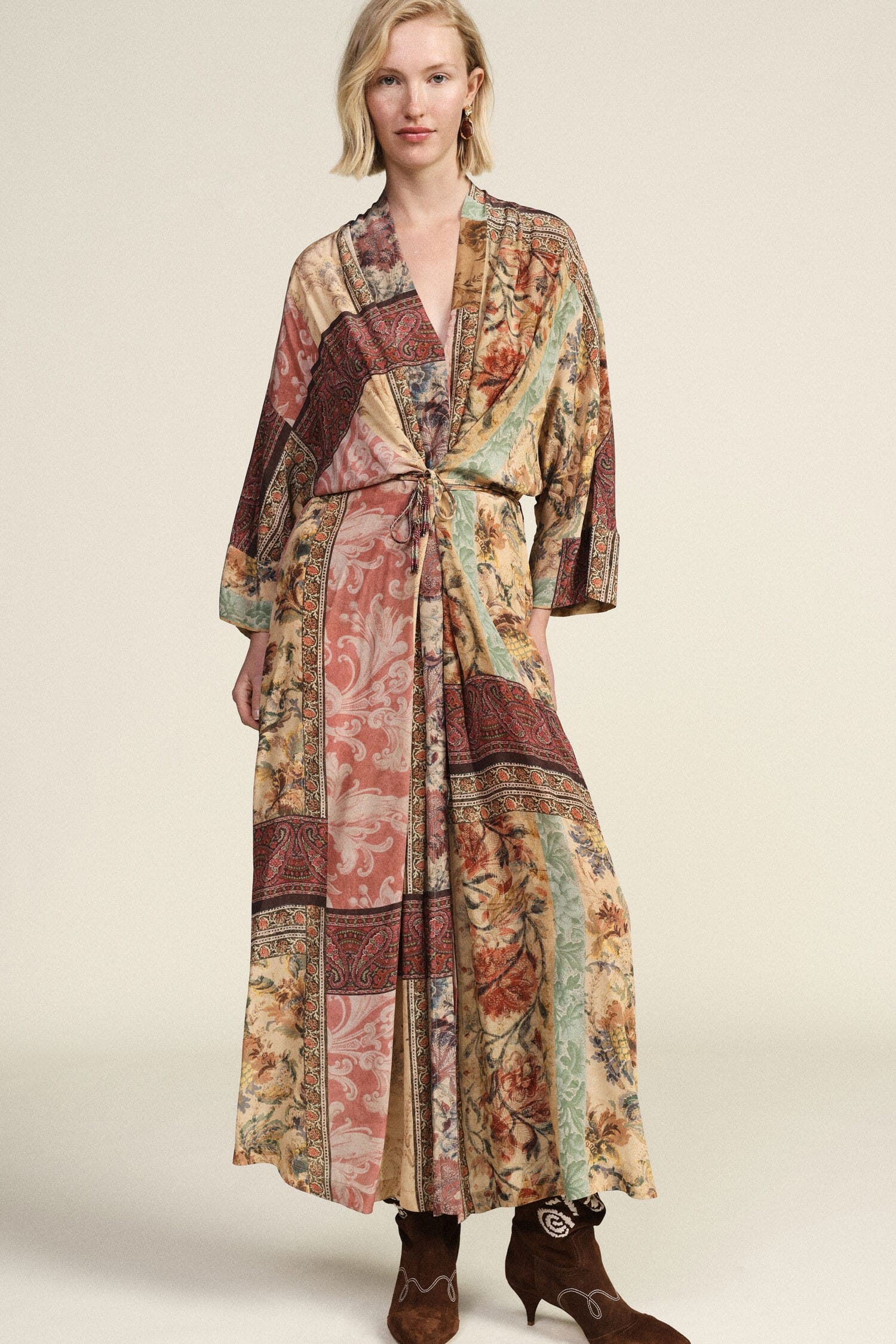 Long Dress With Dixie Fantasy Print