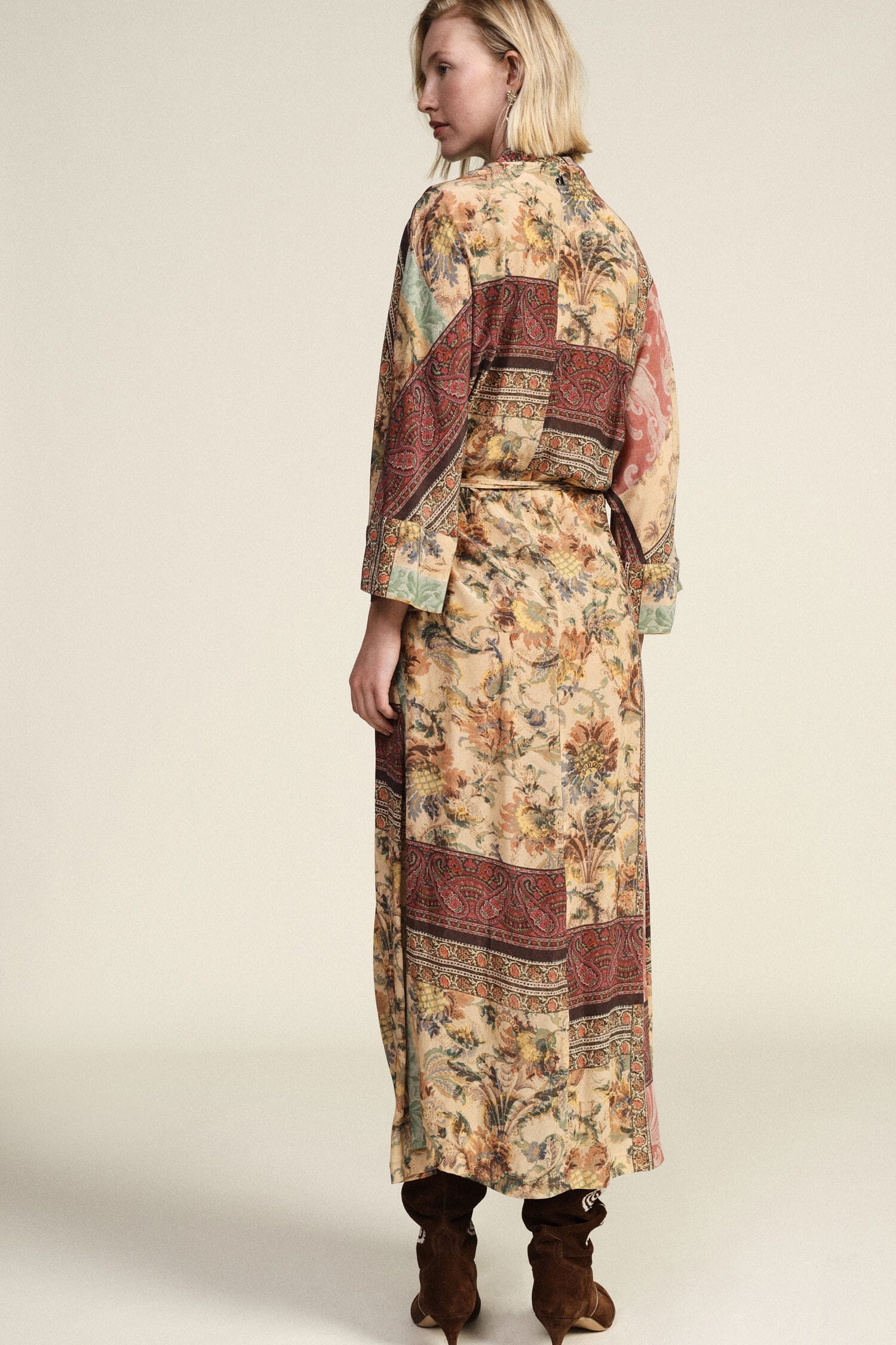 Long Dress With Dixie Fantasy Print