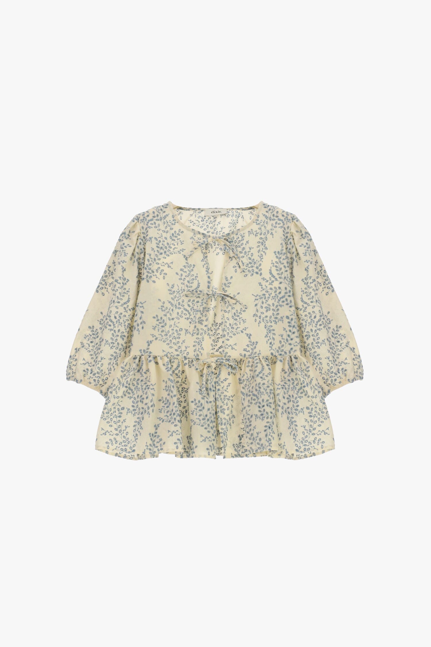 Fantasy Blouse With Wide Sleeves And Dixie Ruffle