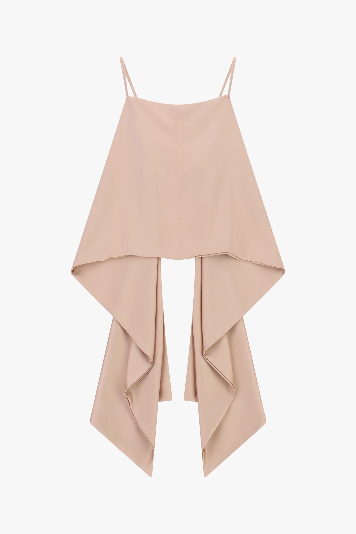 Top With Thin Straps And Asymmetrical Drape Dixie