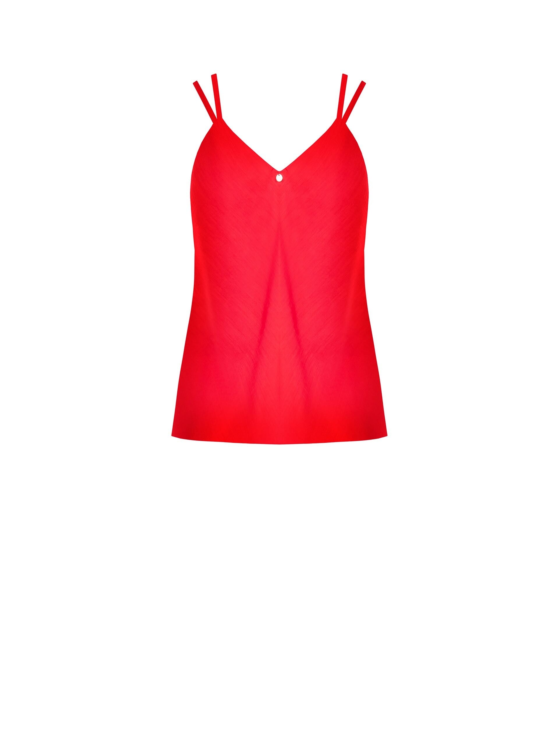 Rinascimento Fluid Lyocell Blend Fitted Top