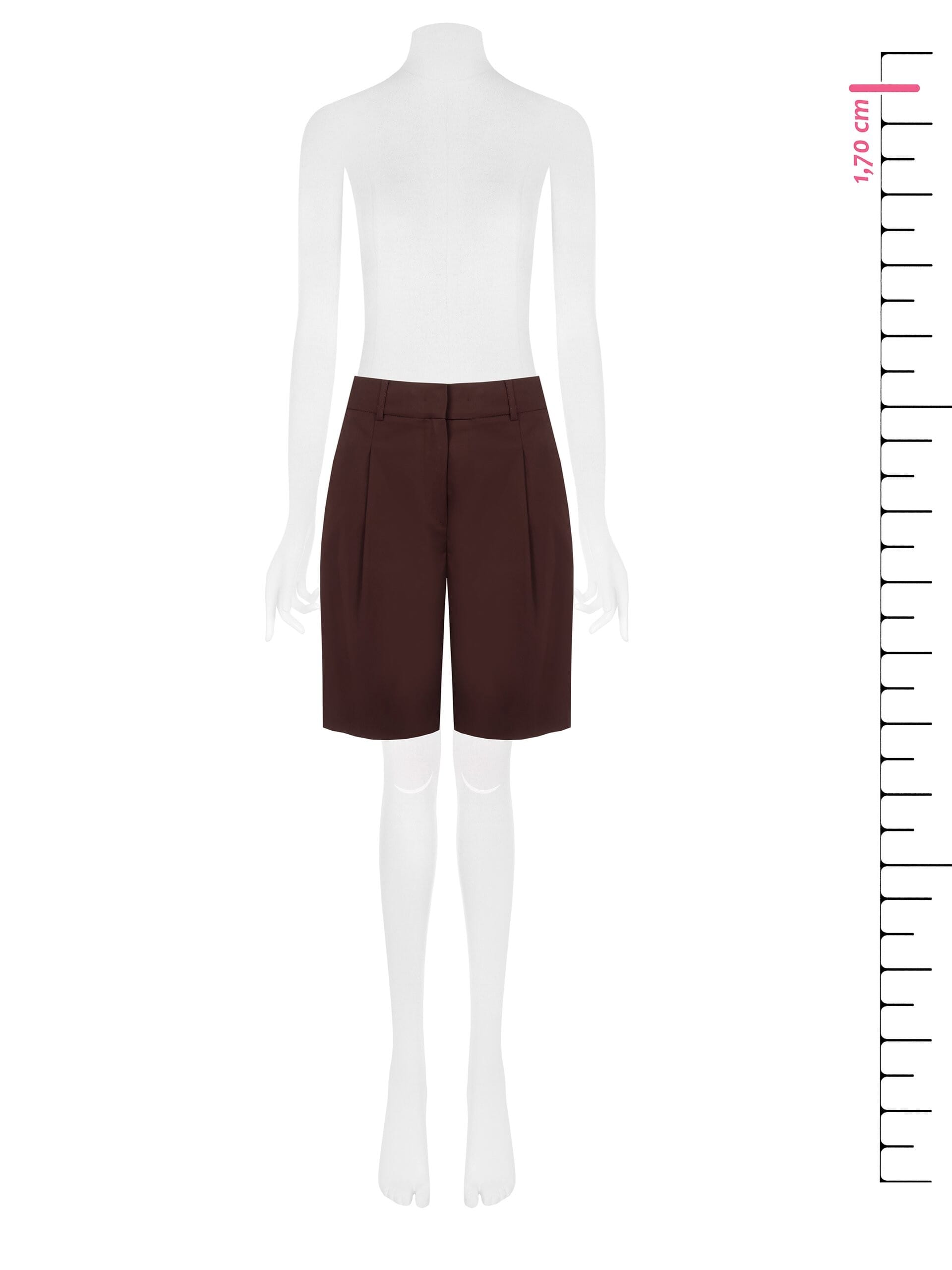 Rinascimento Mixed Cotton Stretch Bermuda Shorts