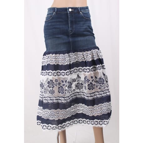 Skirt With Embroidery fracomina