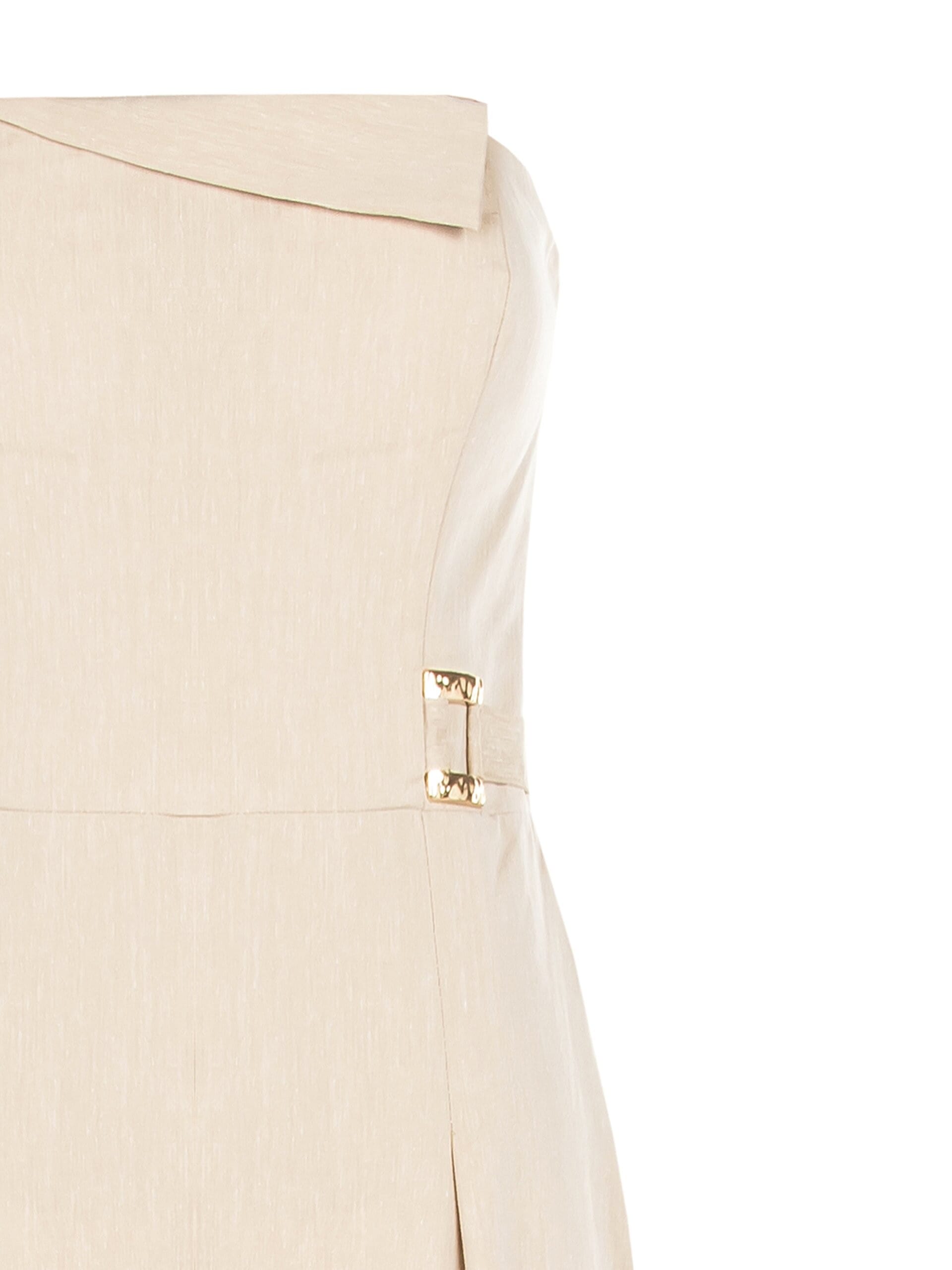 Tuta Intera Dritta A Fascia In Misto Lyocell E Lino Rinascimento