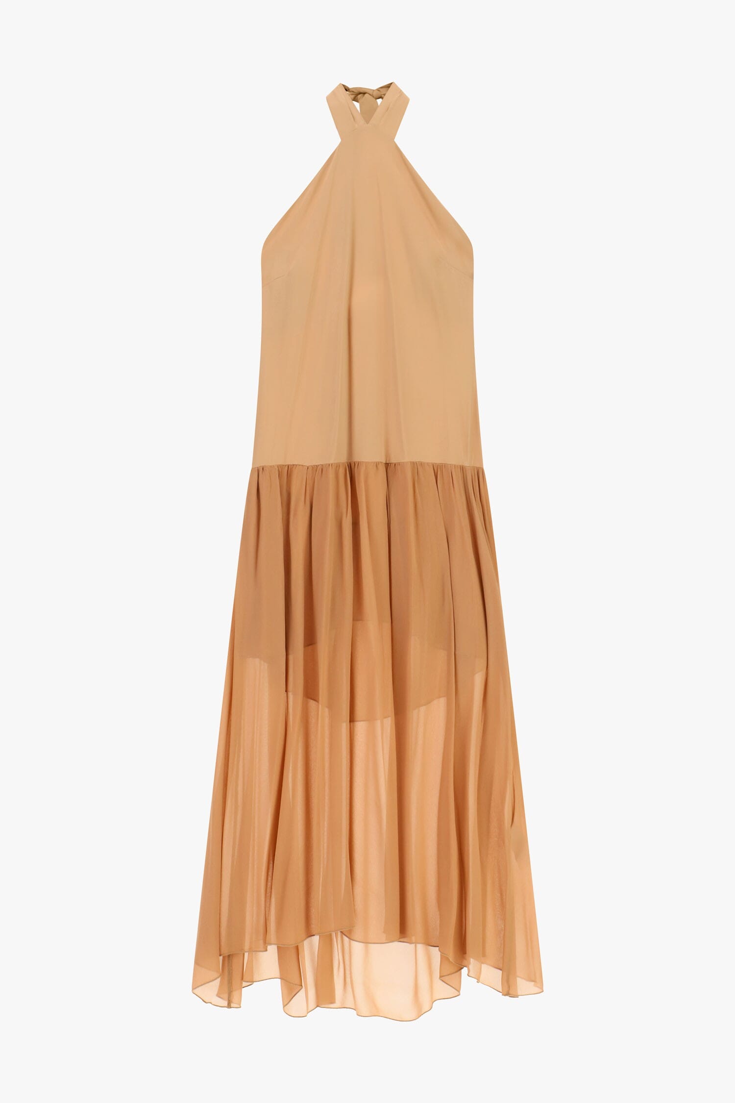 Abito Lungo Con Scollo All\X1aamericana E Balza Dixie