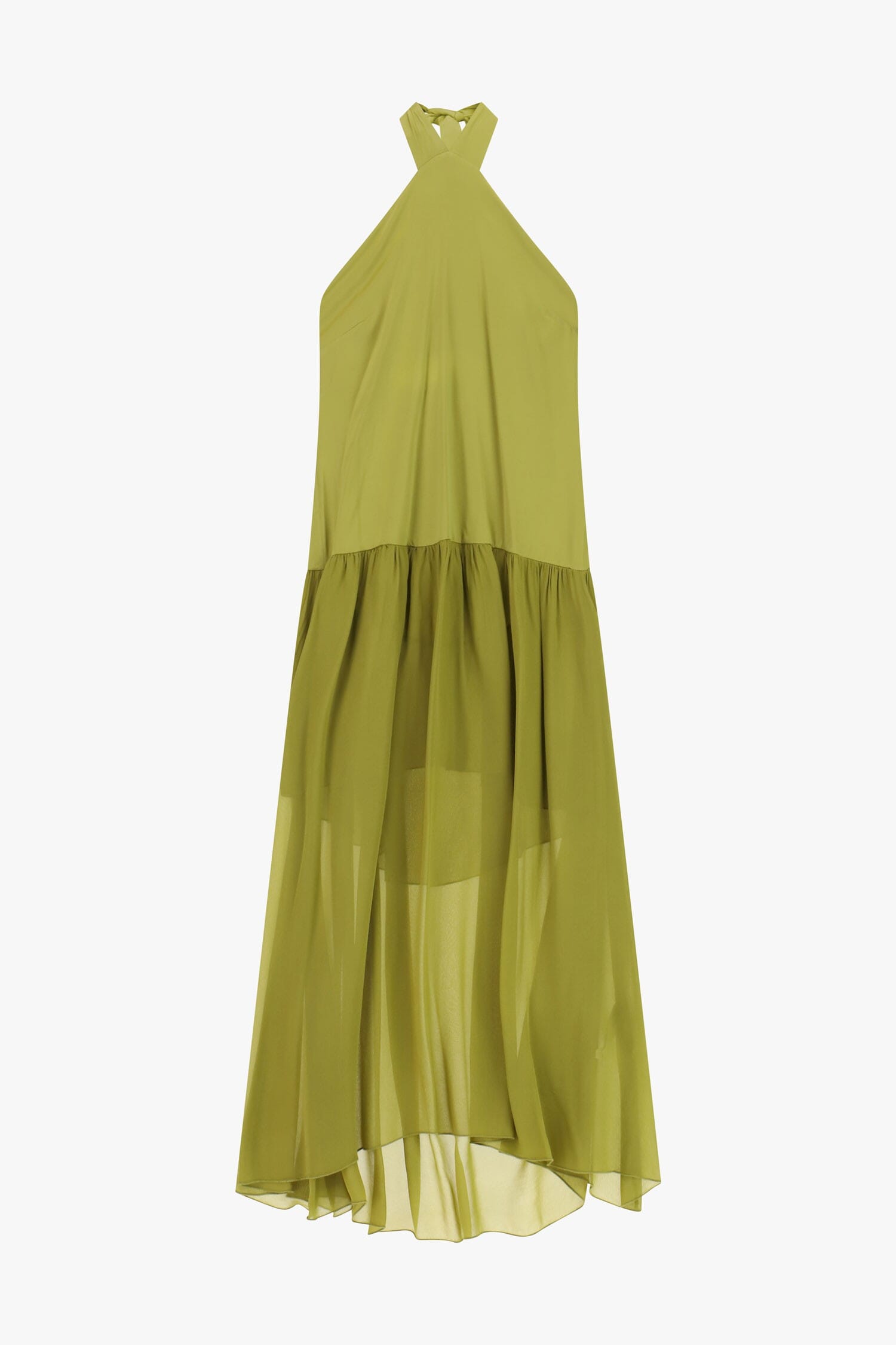 Abito Lungo Con Scollo All\X1aamericana E Balza Dixie