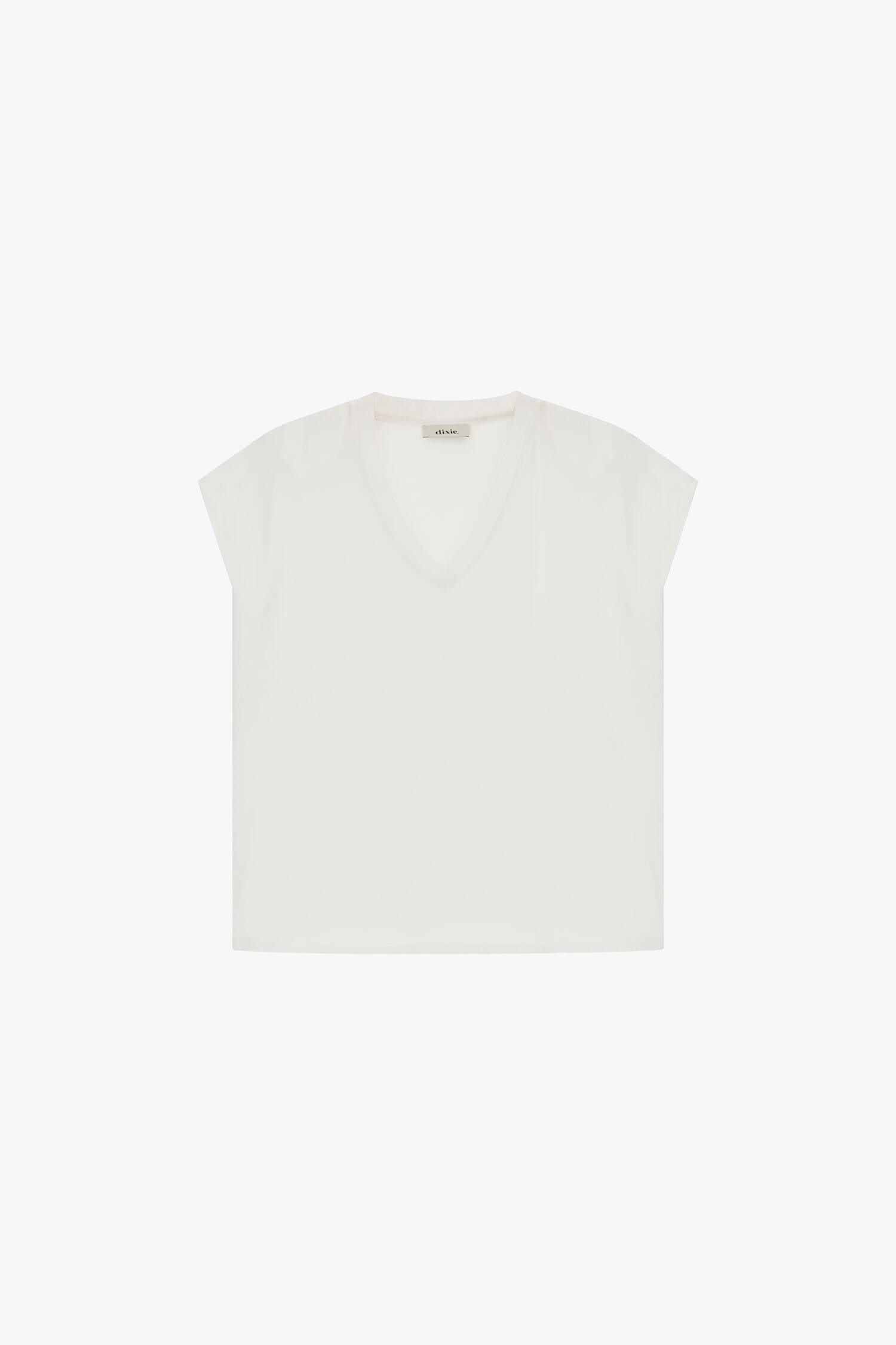 Blusa Ampia Con Scollo A V E Manica Corta Dixie