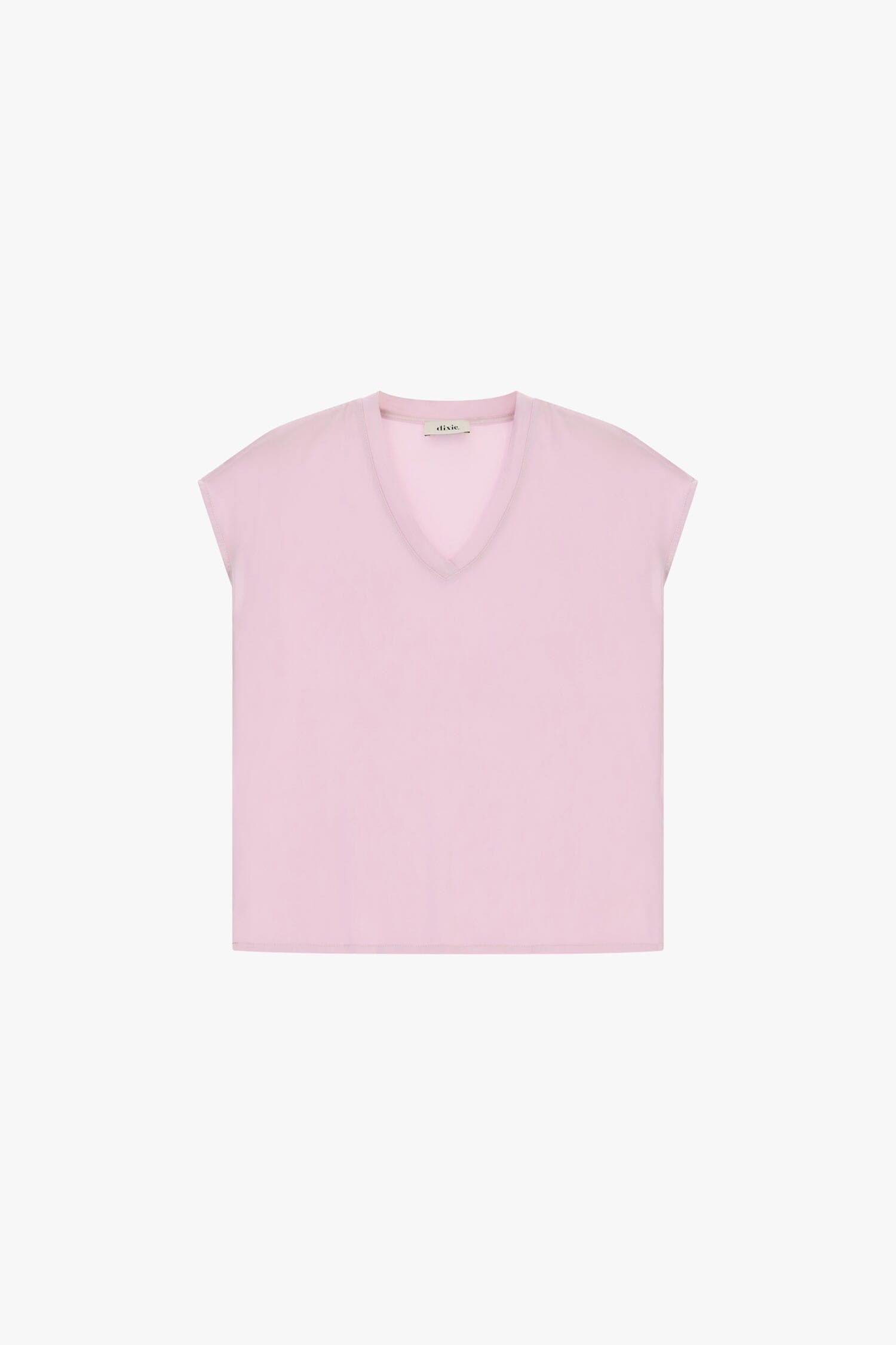 Blusa Ampia Con Scollo A V E Manica Corta Dixie