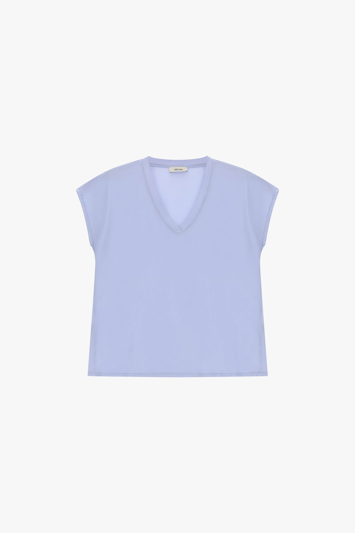 Blusa Ampia Con Scollo A V E Manica Corta Dixie