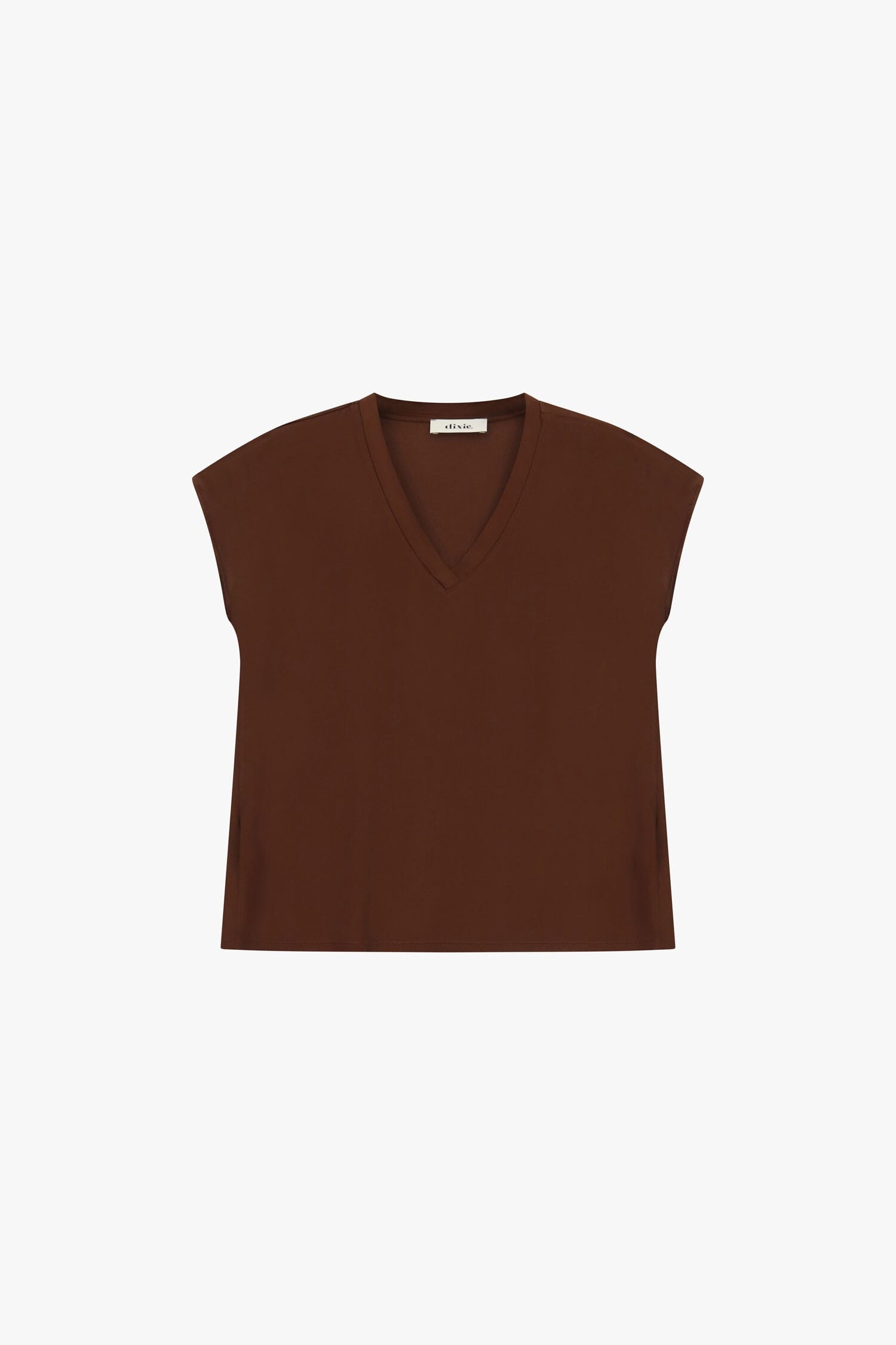 Blusa Ampia Con Scollo A V E Manica Corta Dixie