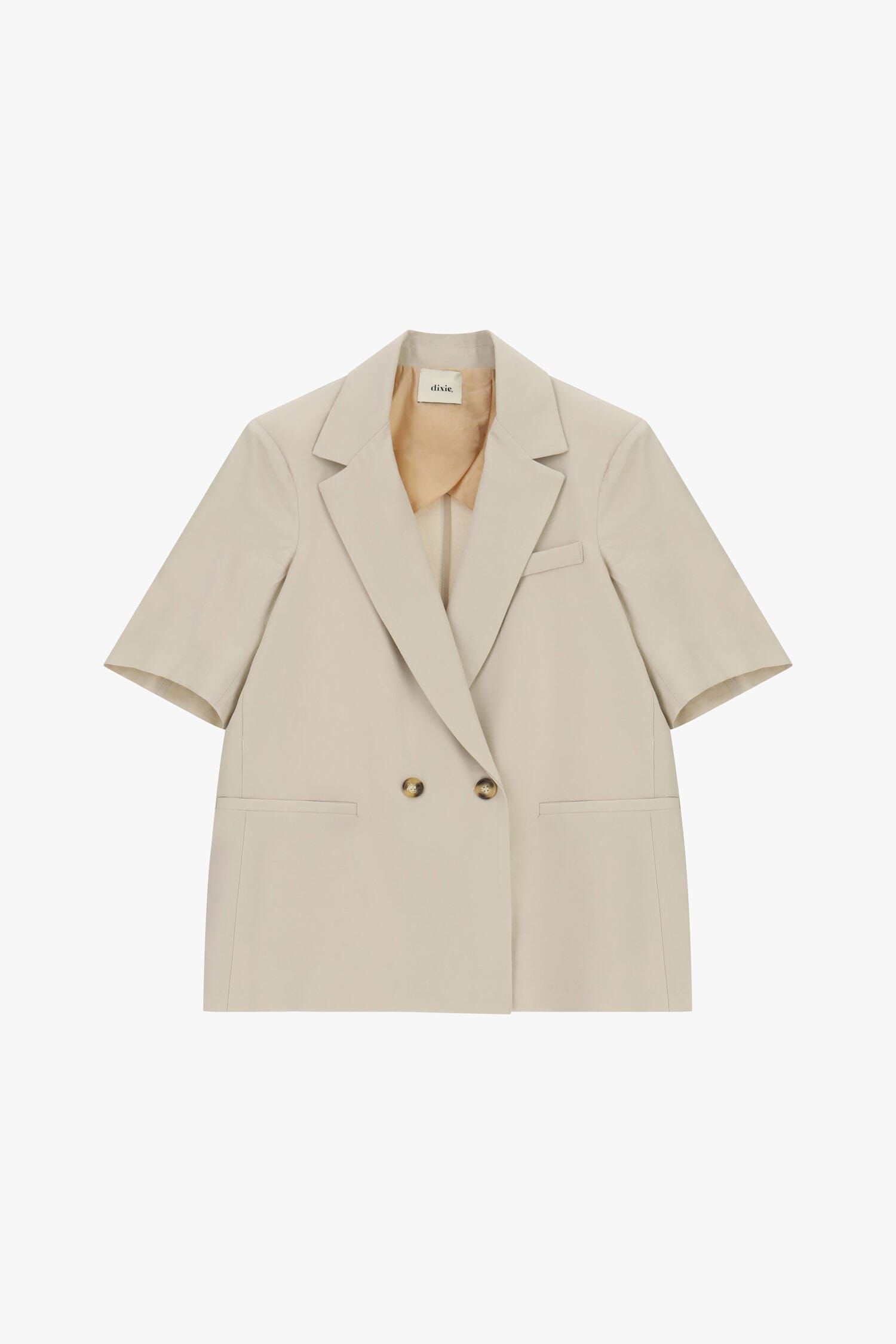 Blazer Doppiopetto Maniche Corte E Tasche Dixie