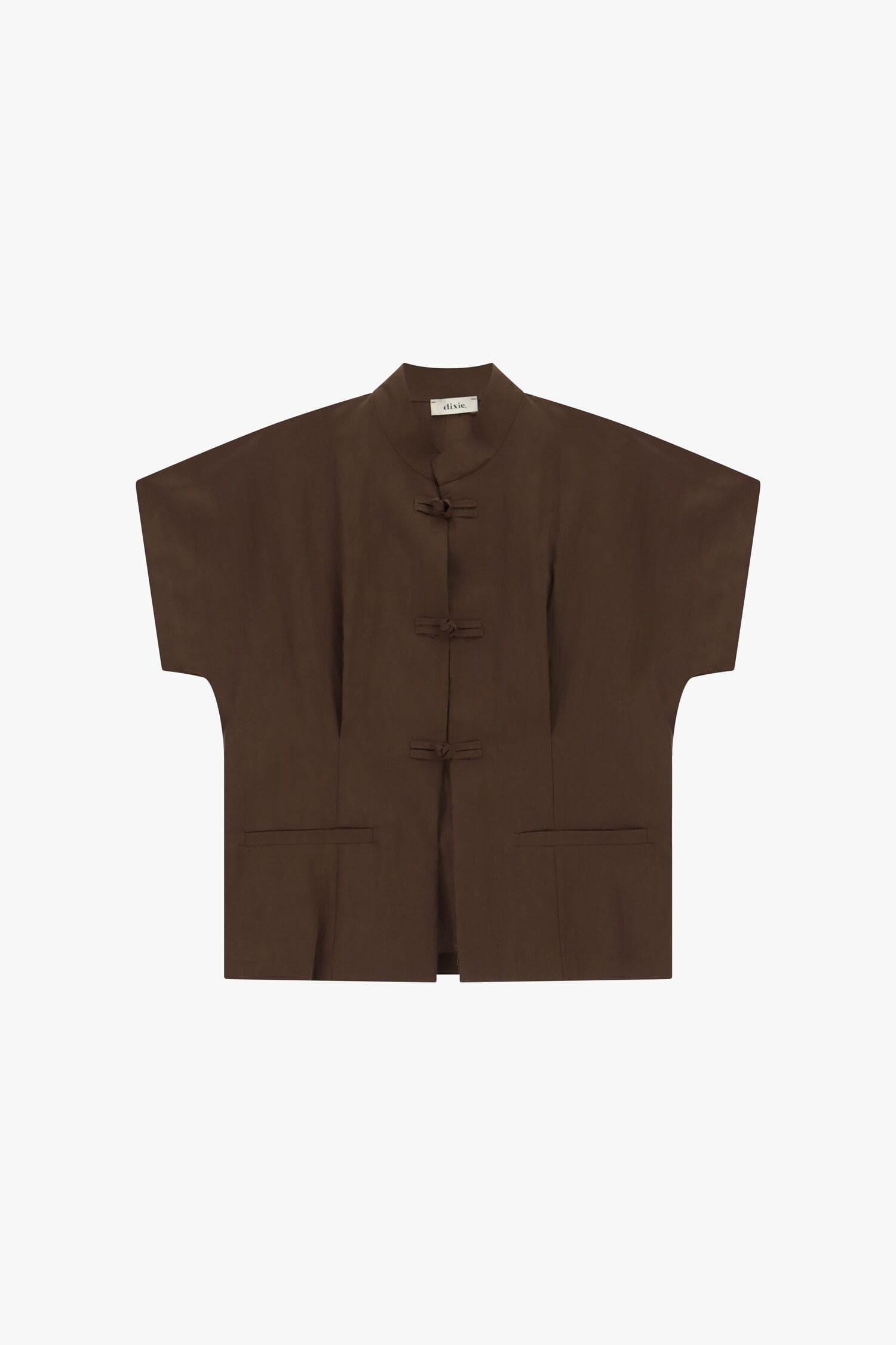 Camicia Corta Con Chiusura A Nodo E Tasche Frontali Dixie