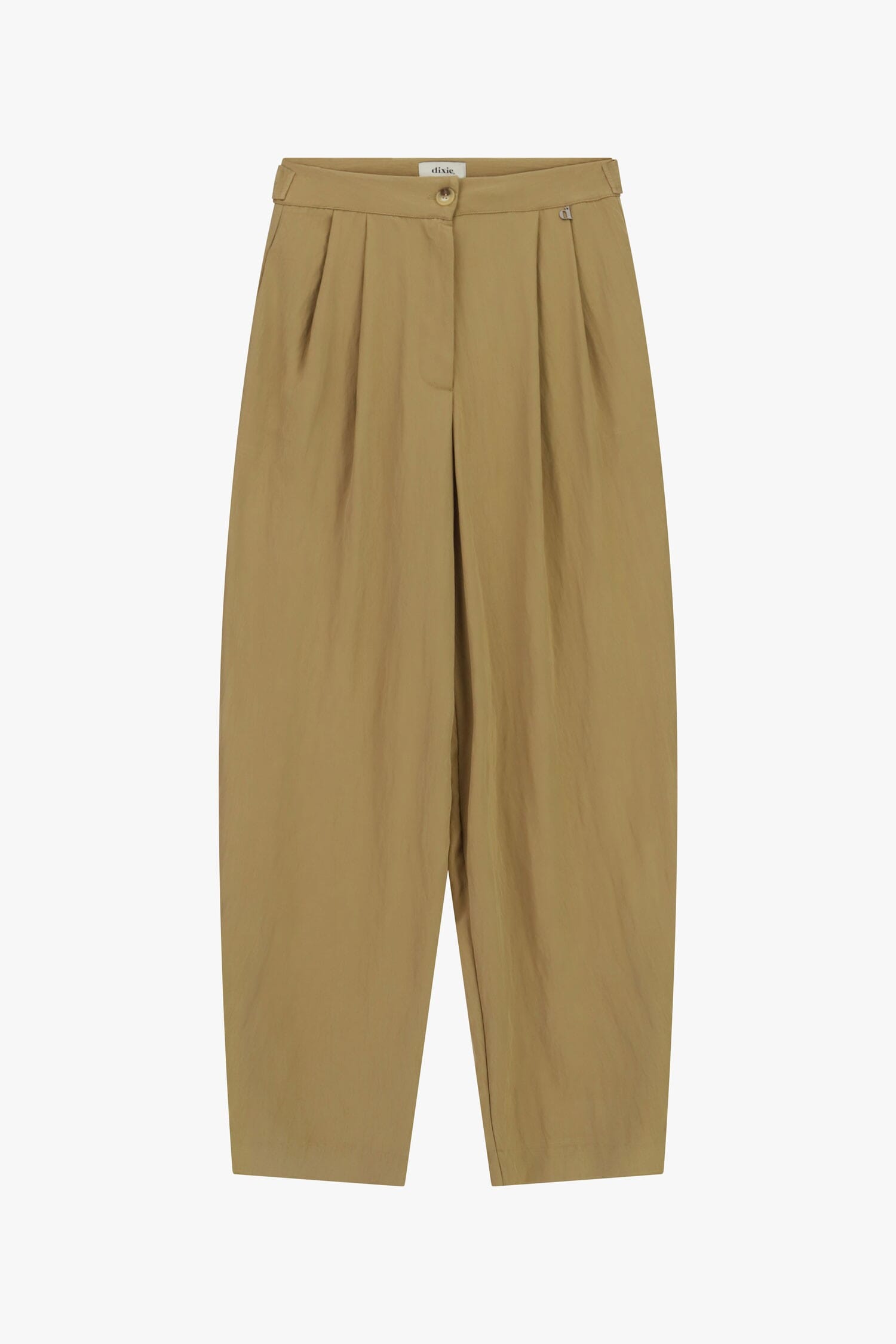 Pantaloni Palazzo Cropped Con Pinces Dixie