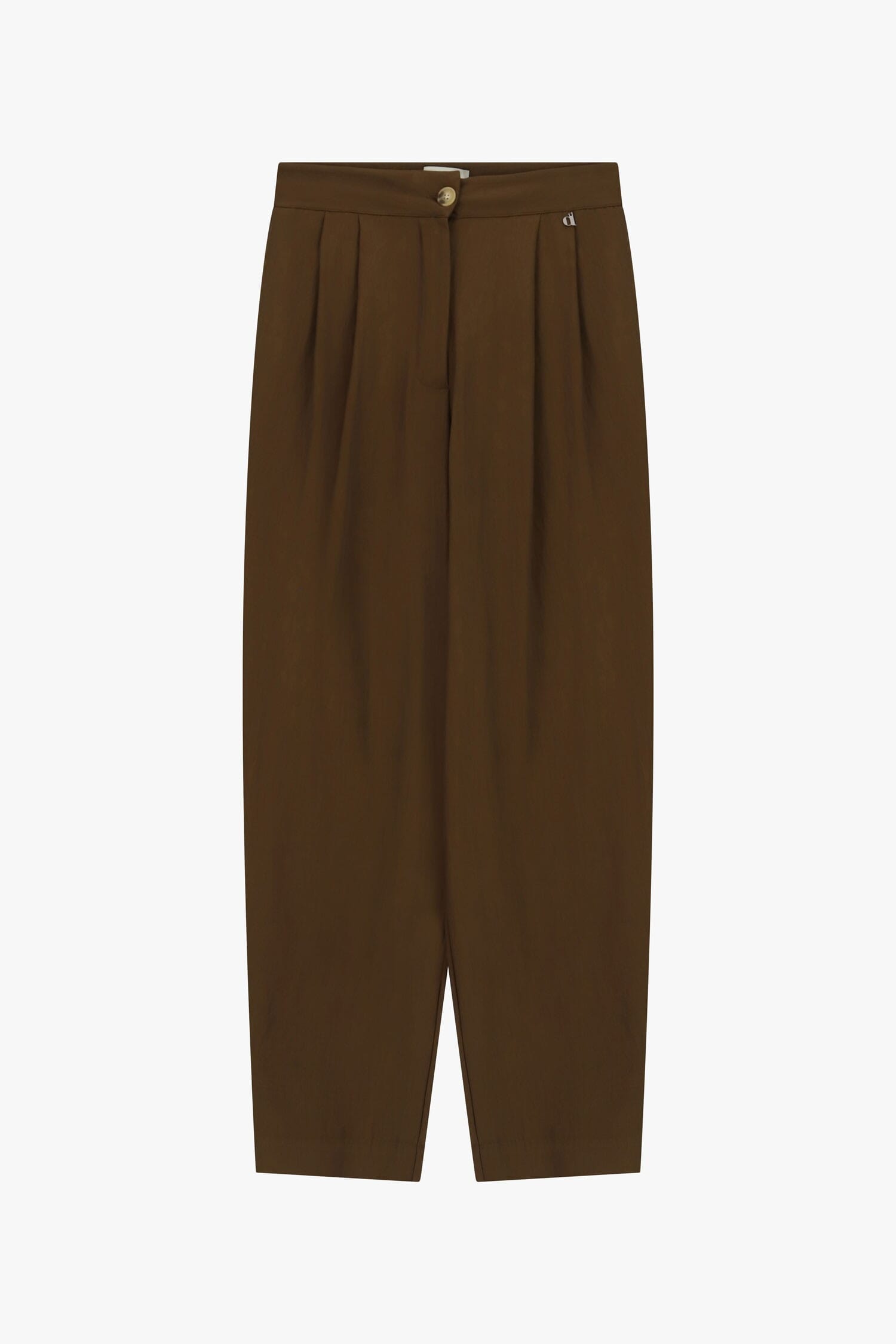 Pantaloni Palazzo Cropped Con Pinces Dixie