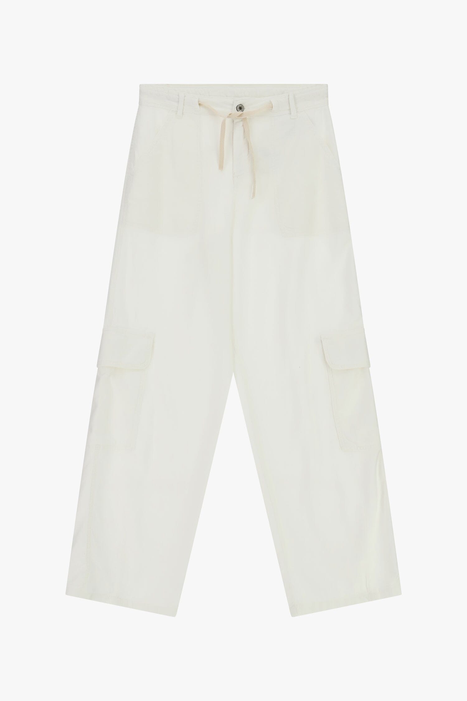 Pantaloni Palazzo Con Tasche Cargo Laterali Dixie