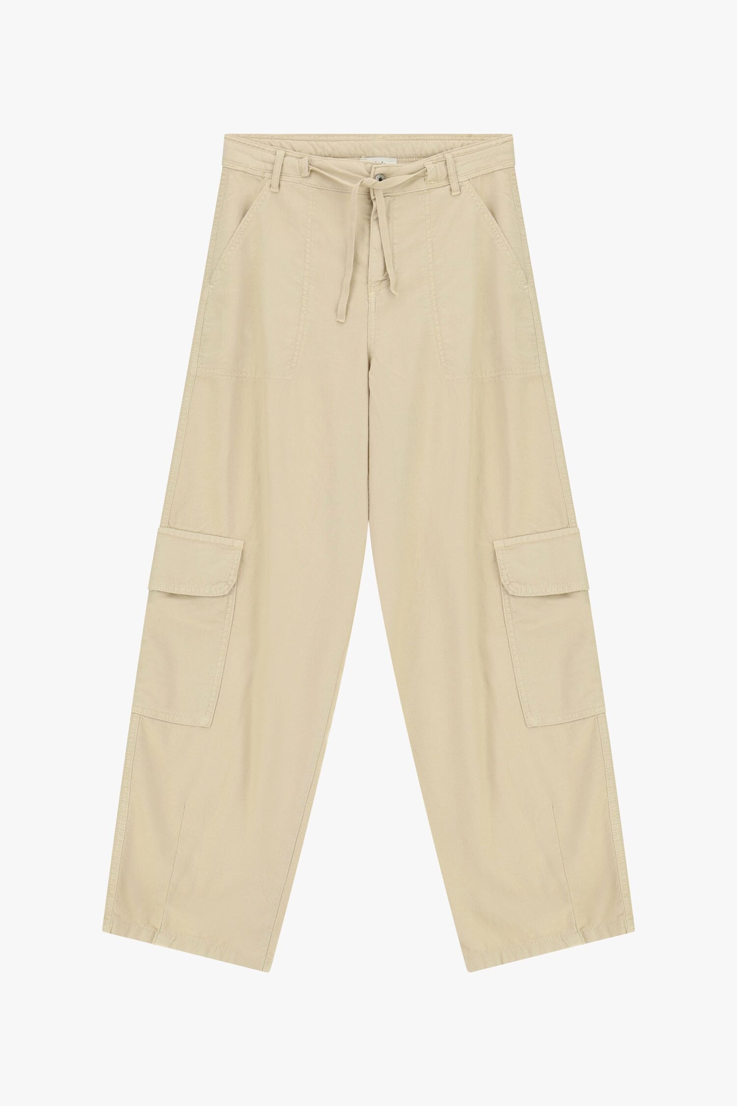 Pantaloni Palazzo Con Tasche Cargo Laterali Dixie