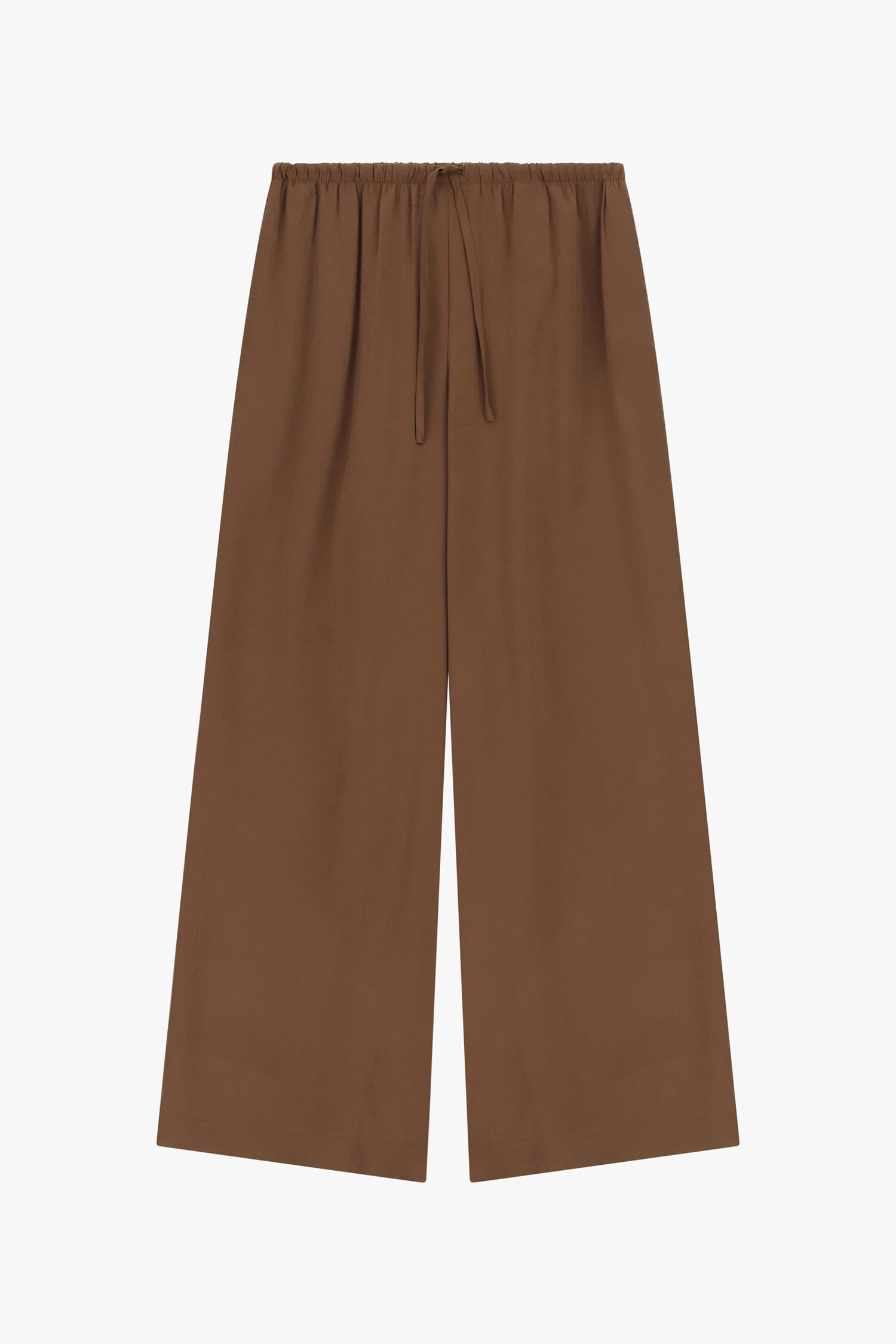 Pantaloni Palazzo Con Vita Elasticizzata E Laccio Dixie