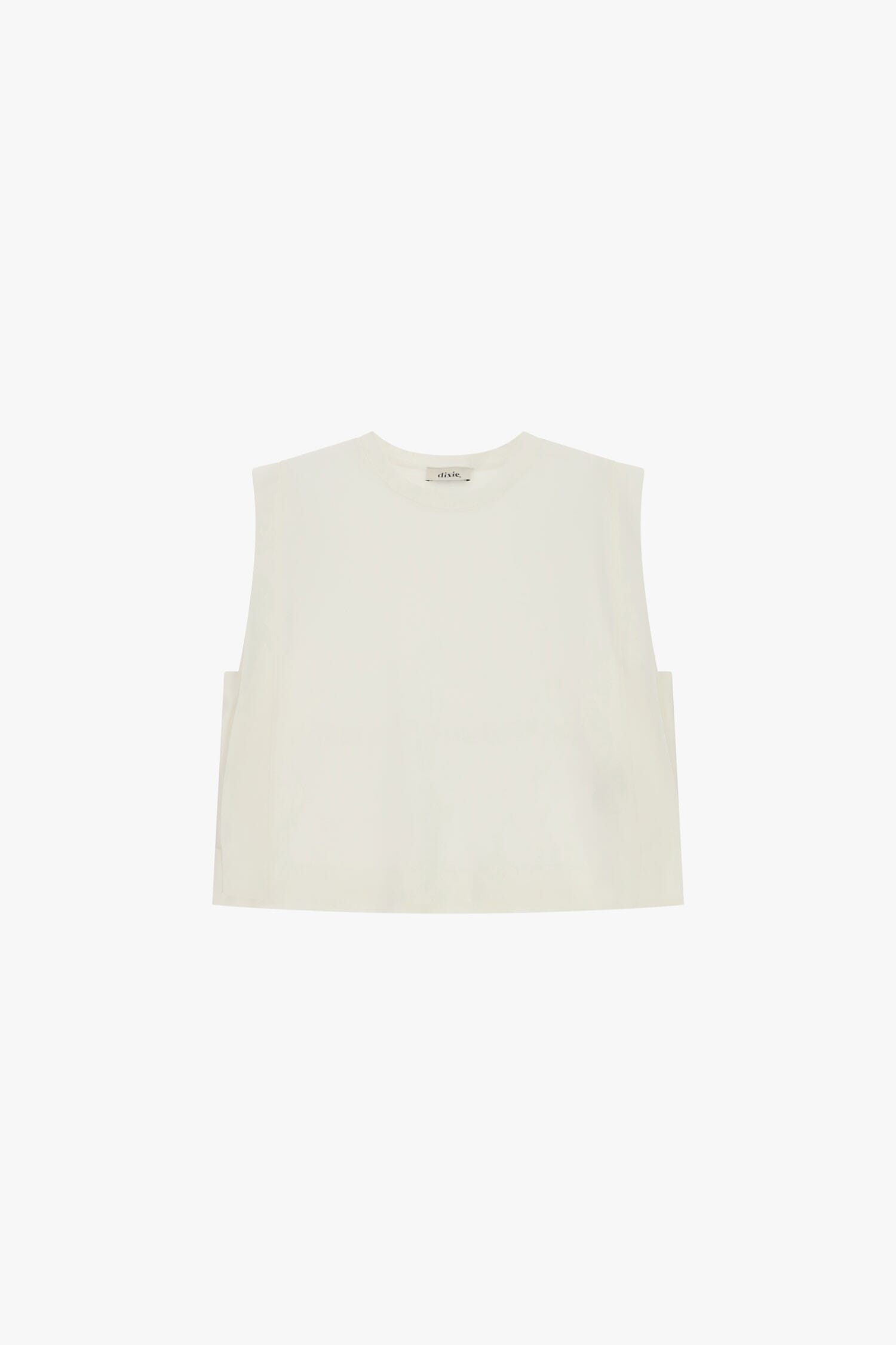 Top Corto Senza Maniche Girocollo Dixie