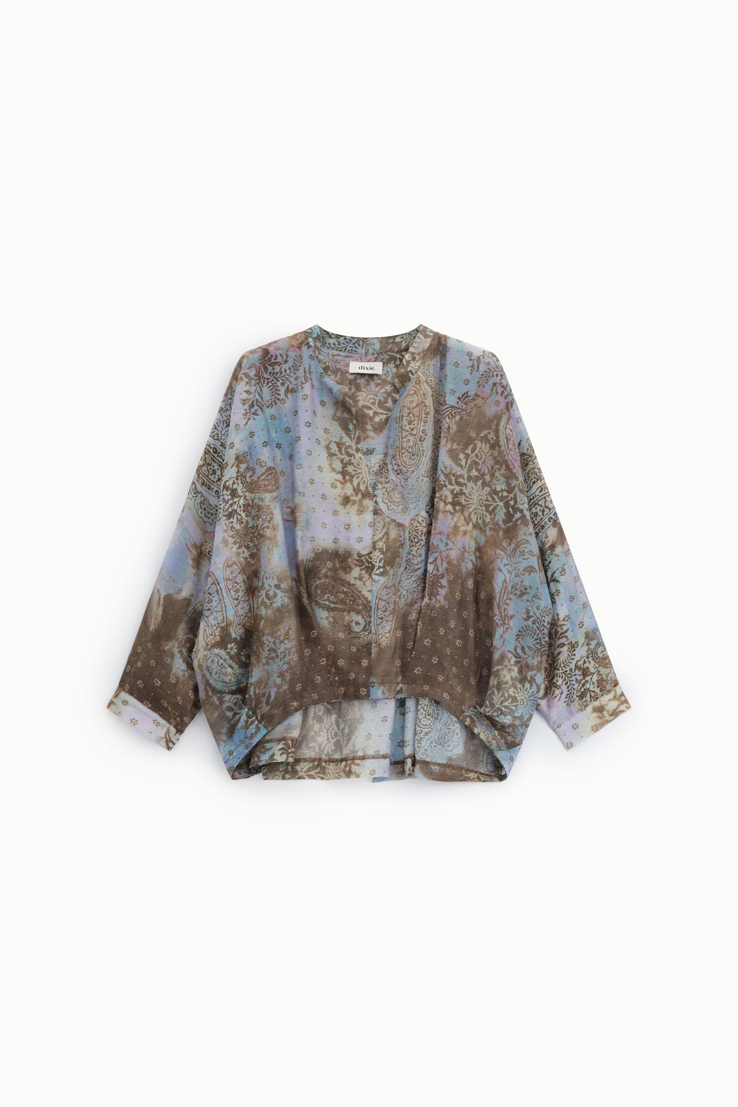 Chemisier Dixie à col rond et motif Paisley