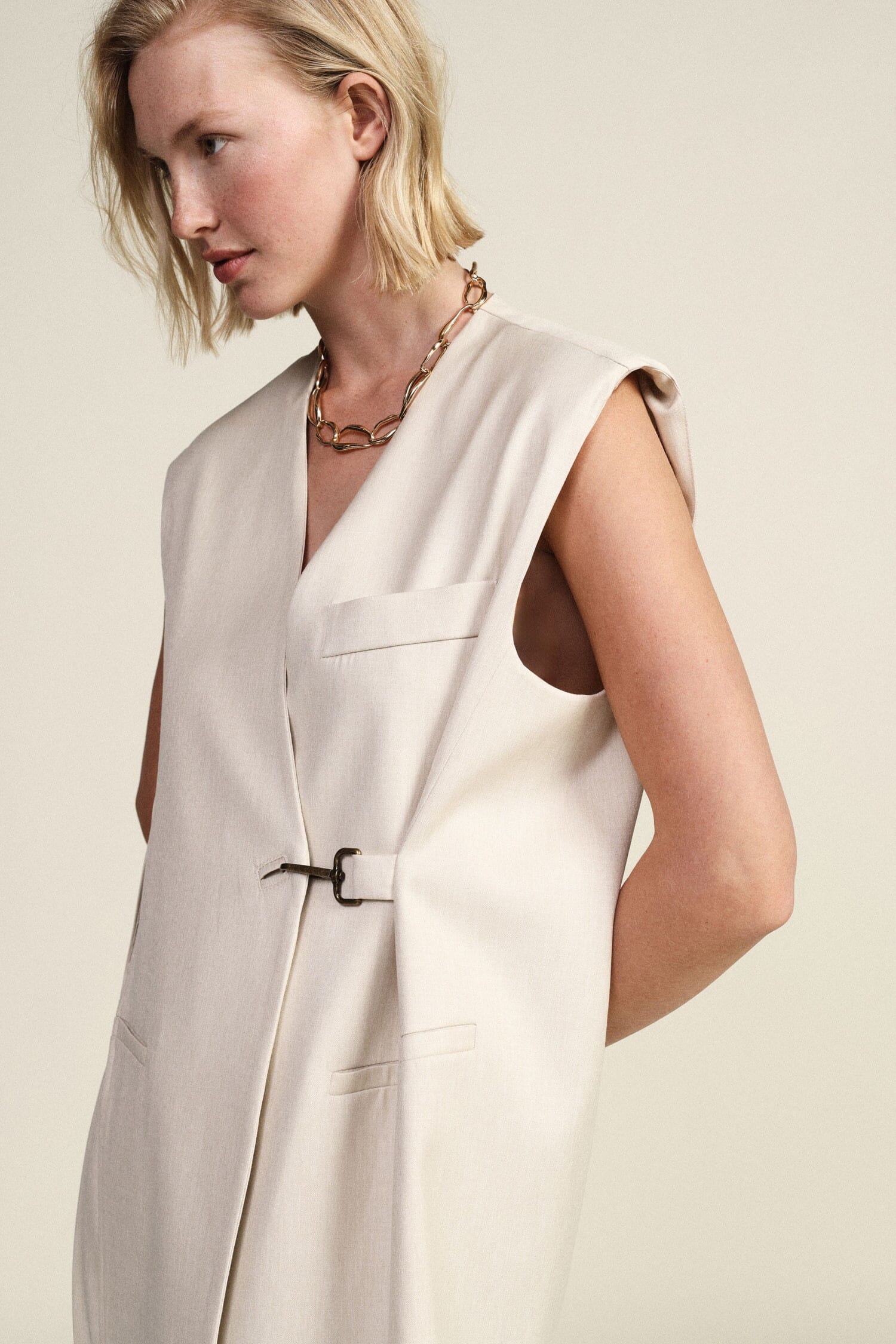 Gilet Con Chiusura Laterale E Tasche Frontali Dixie