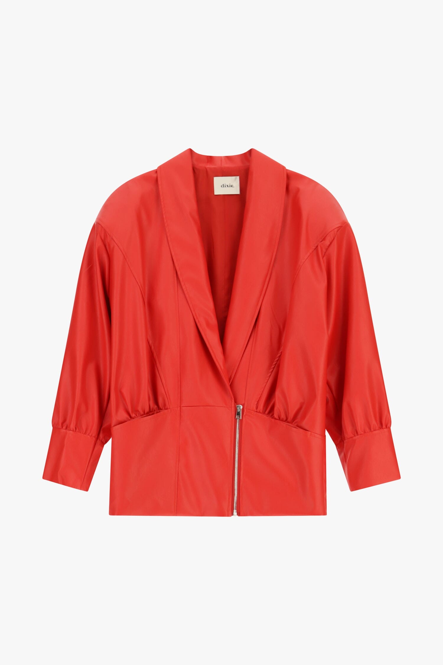 Giacca In Similpelle Con Maniche A Tre Quarti Dixie