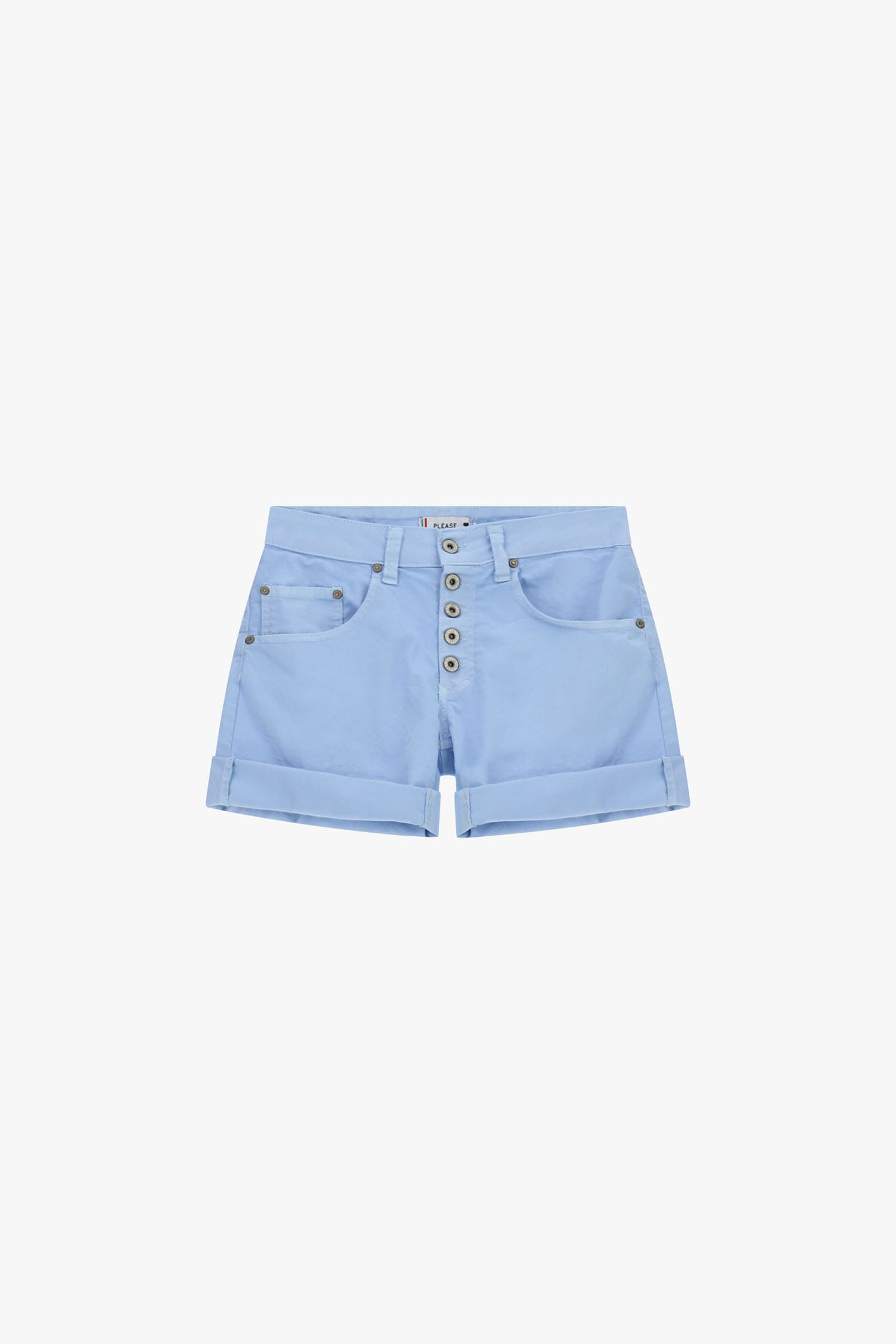 Shorts à coupe régulière avec revers et boutons S.V.P.
